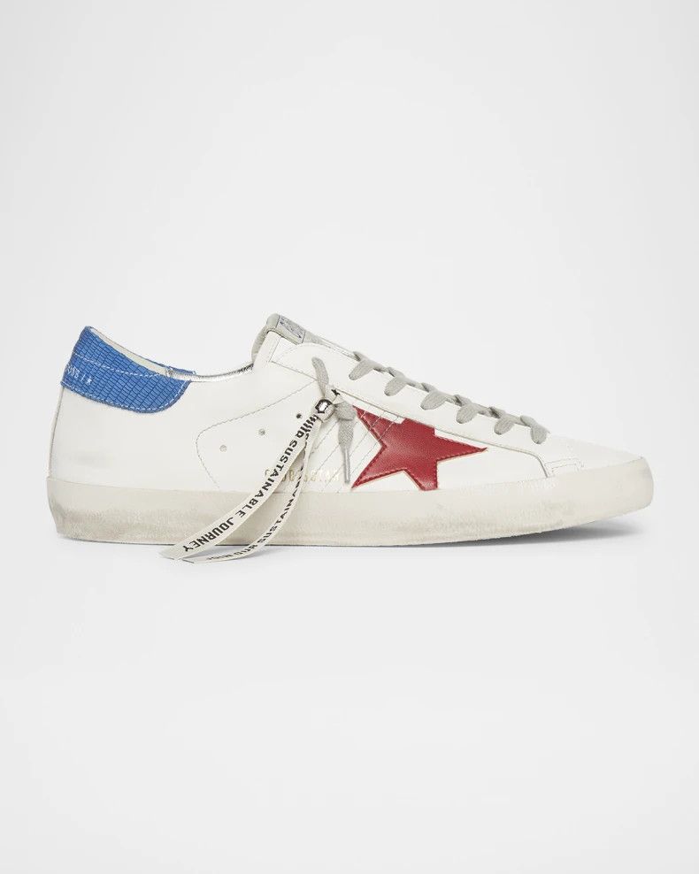 Golden Goose o1w1db10426 Super-Star Low-Top Sneakers in Multicolor Size US 12 / EU 45 - 1 Thumbnail