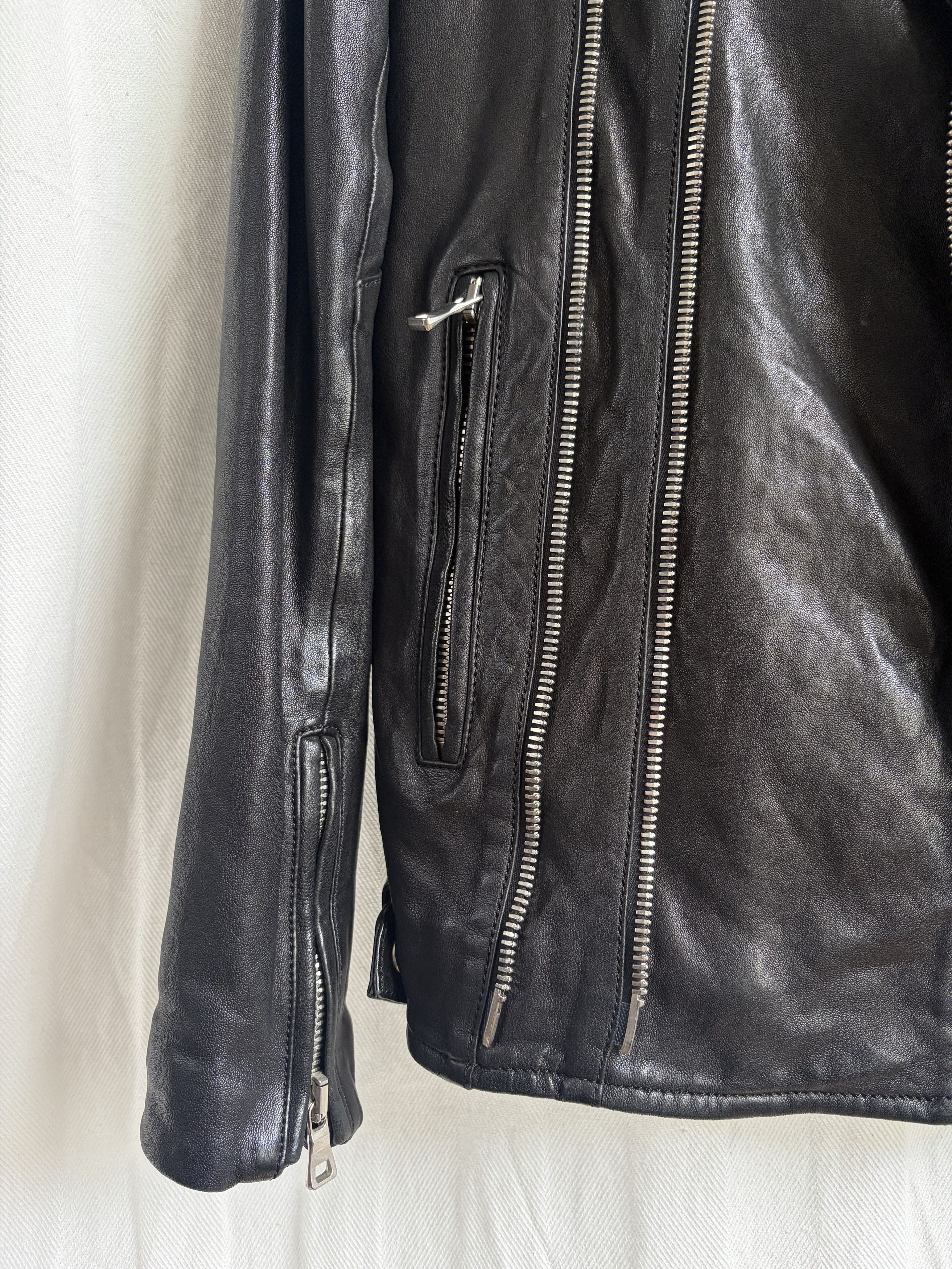 Balmain Double-Zip Perfecto Biker Leather Jacket Size US S / EU 44-46 / 1 - 5 Thumbnail