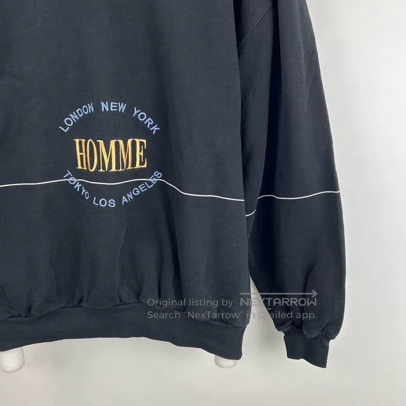 Balenciaga Balenciaga Embroidered Black Round Neck Hoodie Size US M / EU 48-50 / 2 - 6 Thumbnail