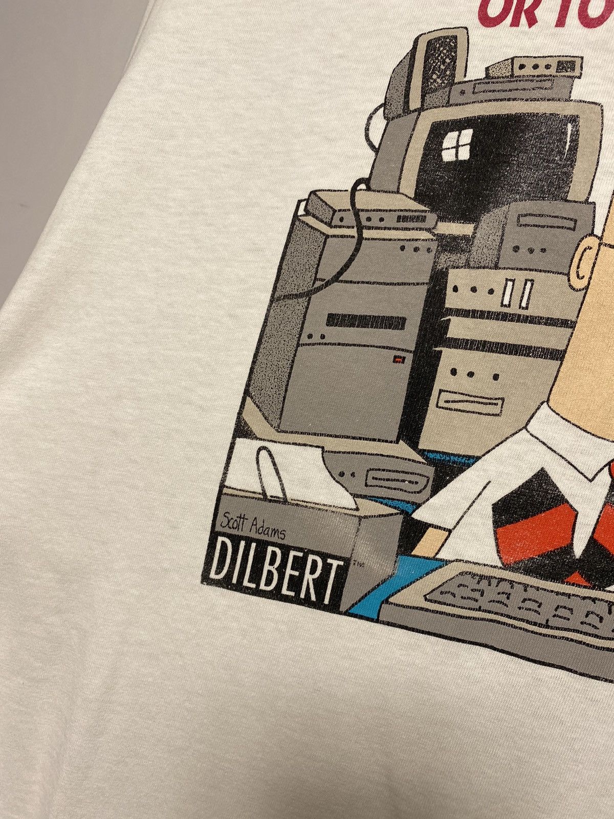 Other Vintage 1990’s Single Stitch Dilbert Funny Cartoon Tshirt Size US XL / EU 56 / 4 - 4 Thumbnail