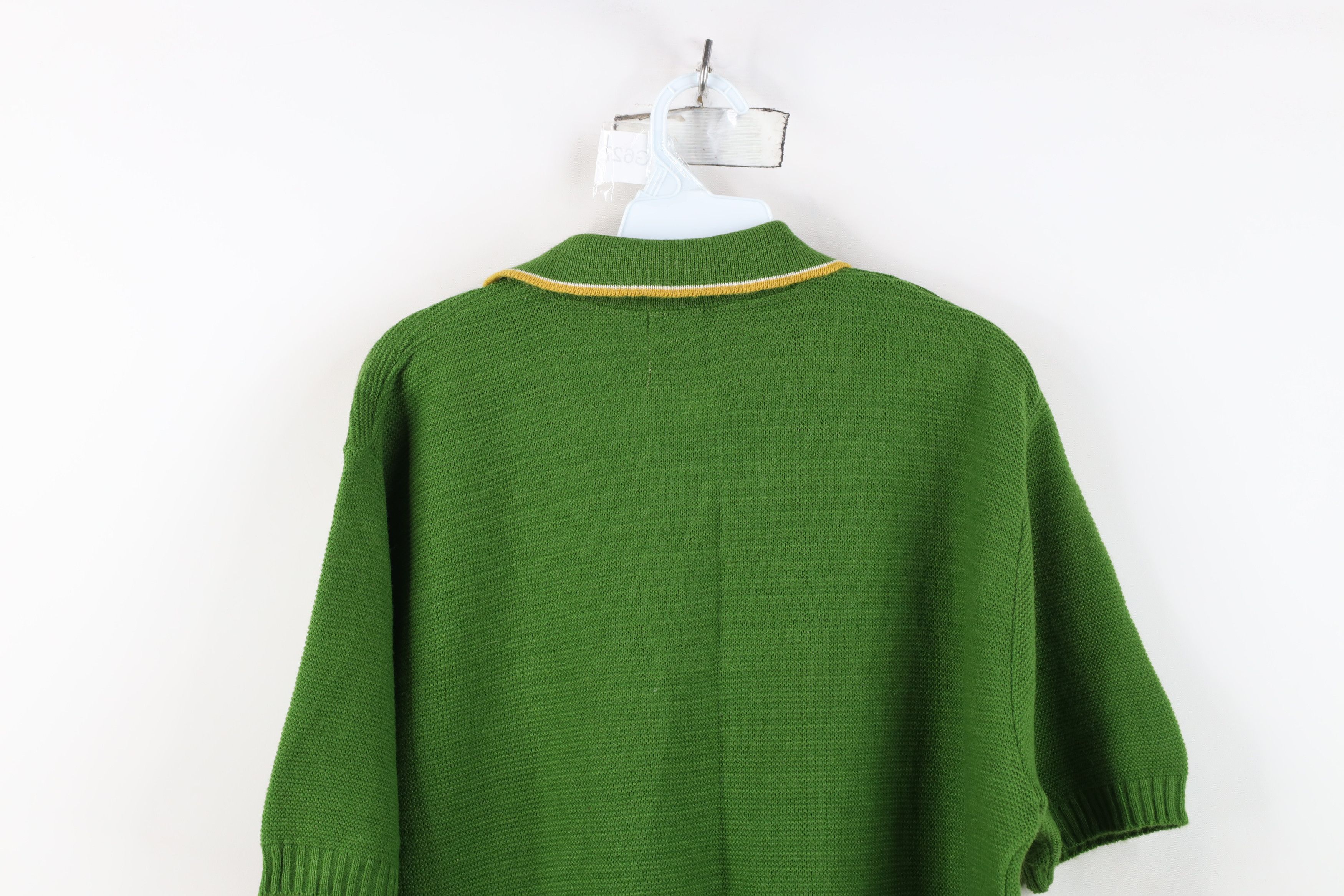 Vintage Vintage 50s 60s Streetwear Short Sleeve Collared Sweater Size US L / EU 52-54 / 3 - 10 Thumbnail