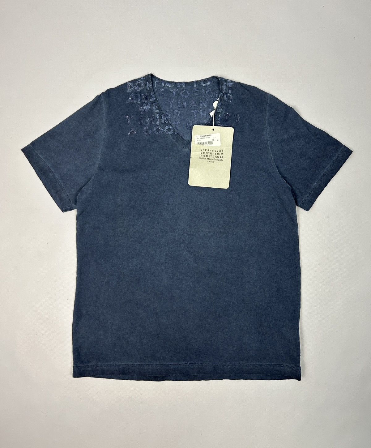Maison Margiela Maison Martin Margiela AIDS Awareness Garment Dyed T-Shirt Size US M / EU 48-50 / 2 - 2 Thumbnail