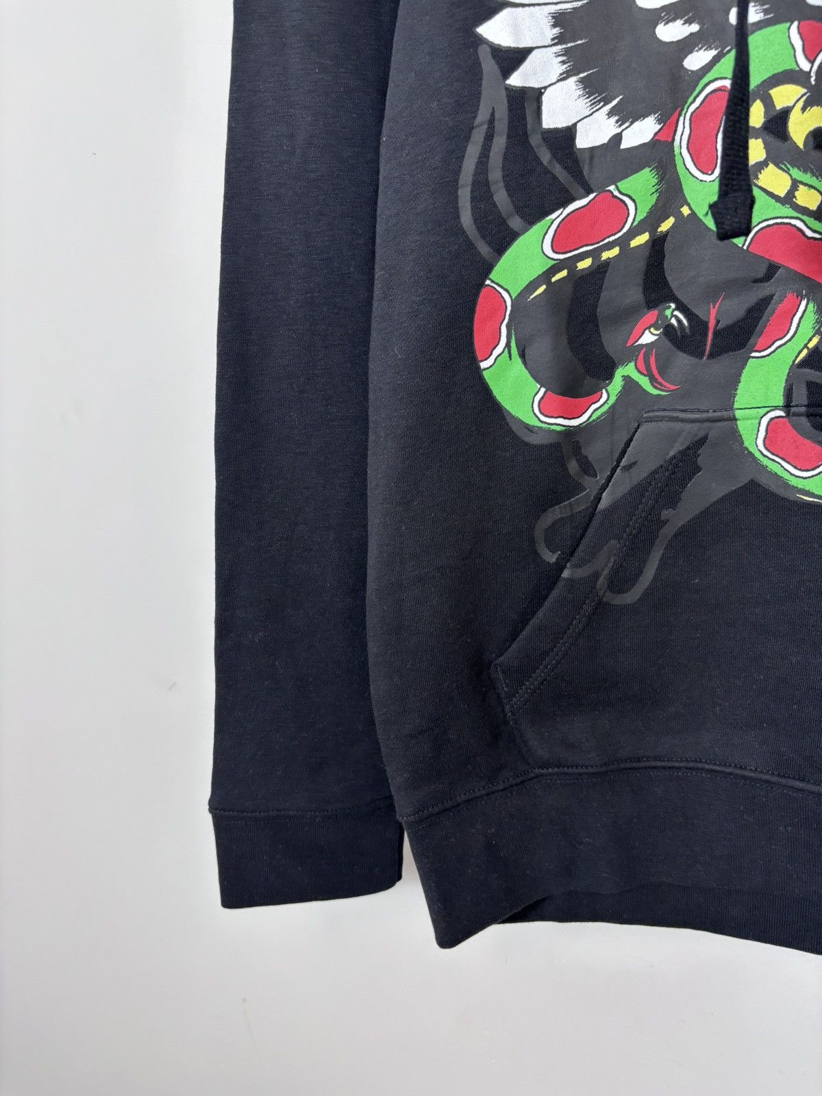 Ed Hardy Ed Hardy NWT Eagle Snake Tattoo Logo Y2K Hype Black Hoodie Size US S / EU 44-46 / 1 - 9 Thumbnail