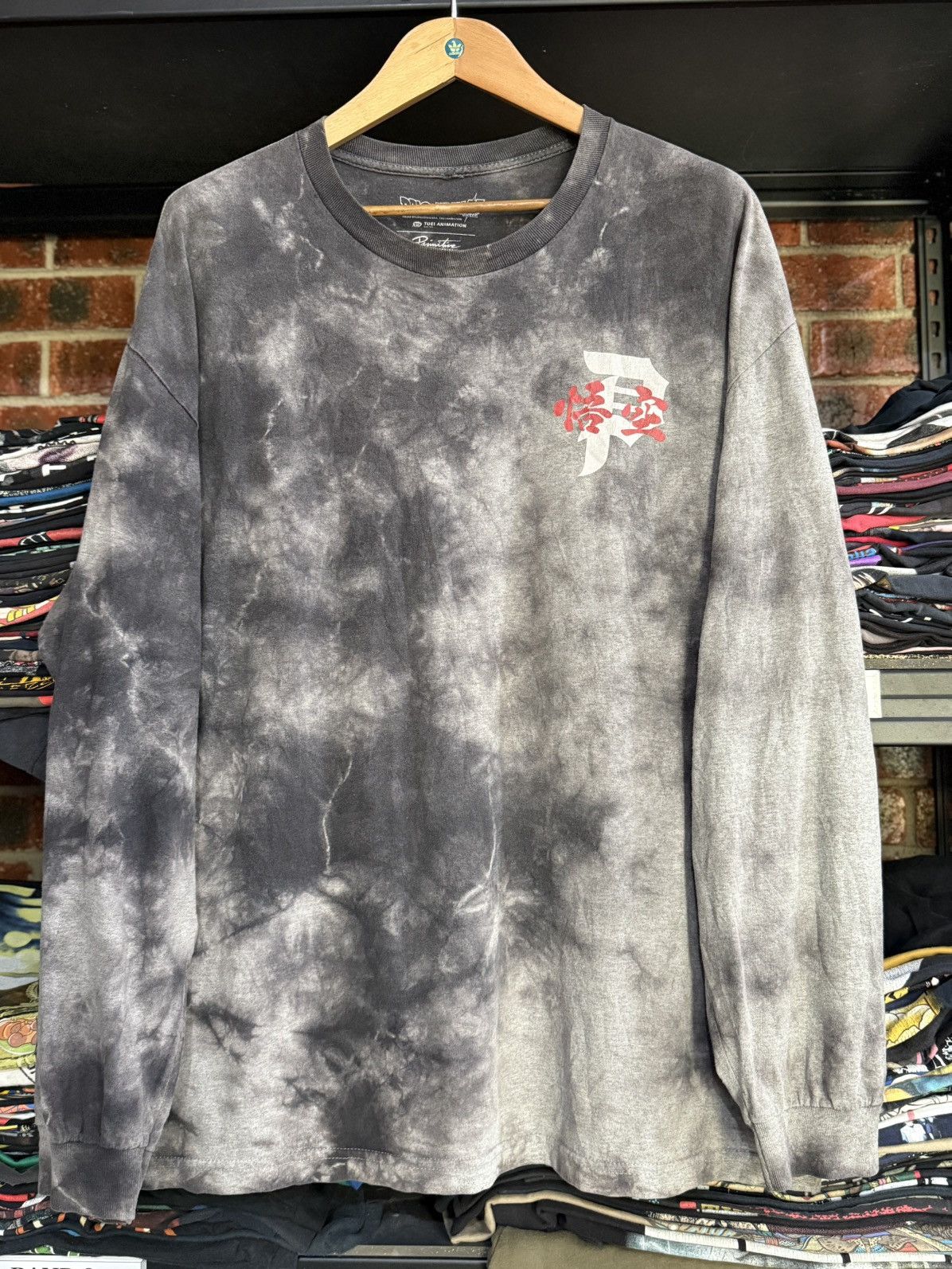 Anime Vintage Dragon Ball X Primitive Skateboard Faded Tee Size US XXL / EU 58 / 5 - 8 Thumbnail