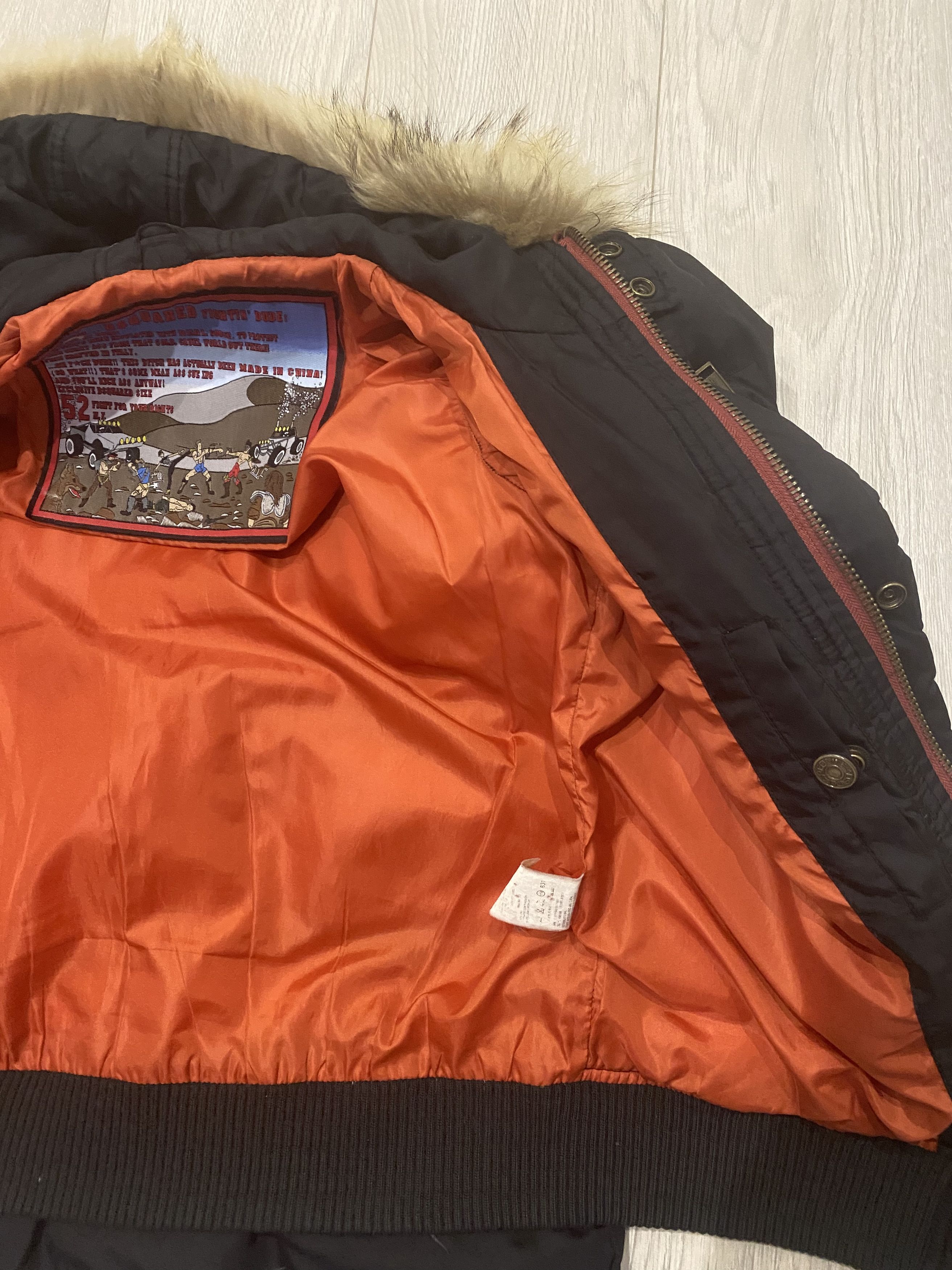 Dsquared2 Dsquared Fighting Dudes Short Hooded Padded Down Jacket Size US L / EU 52-54 / 3 - 8 Thumbnail