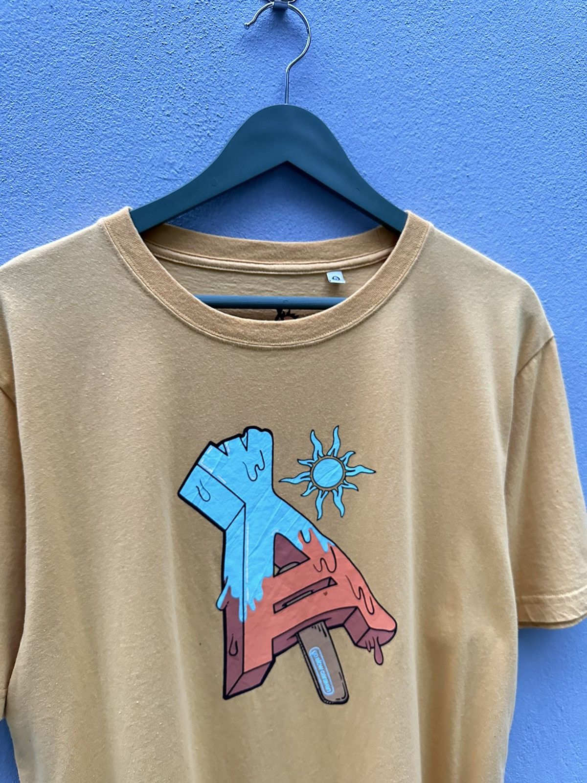 go slow caravan Go Slow Caravan Icecream Printed Tshirt A120 Size US M / EU 48-50 / 2 - 3 Thumbnail