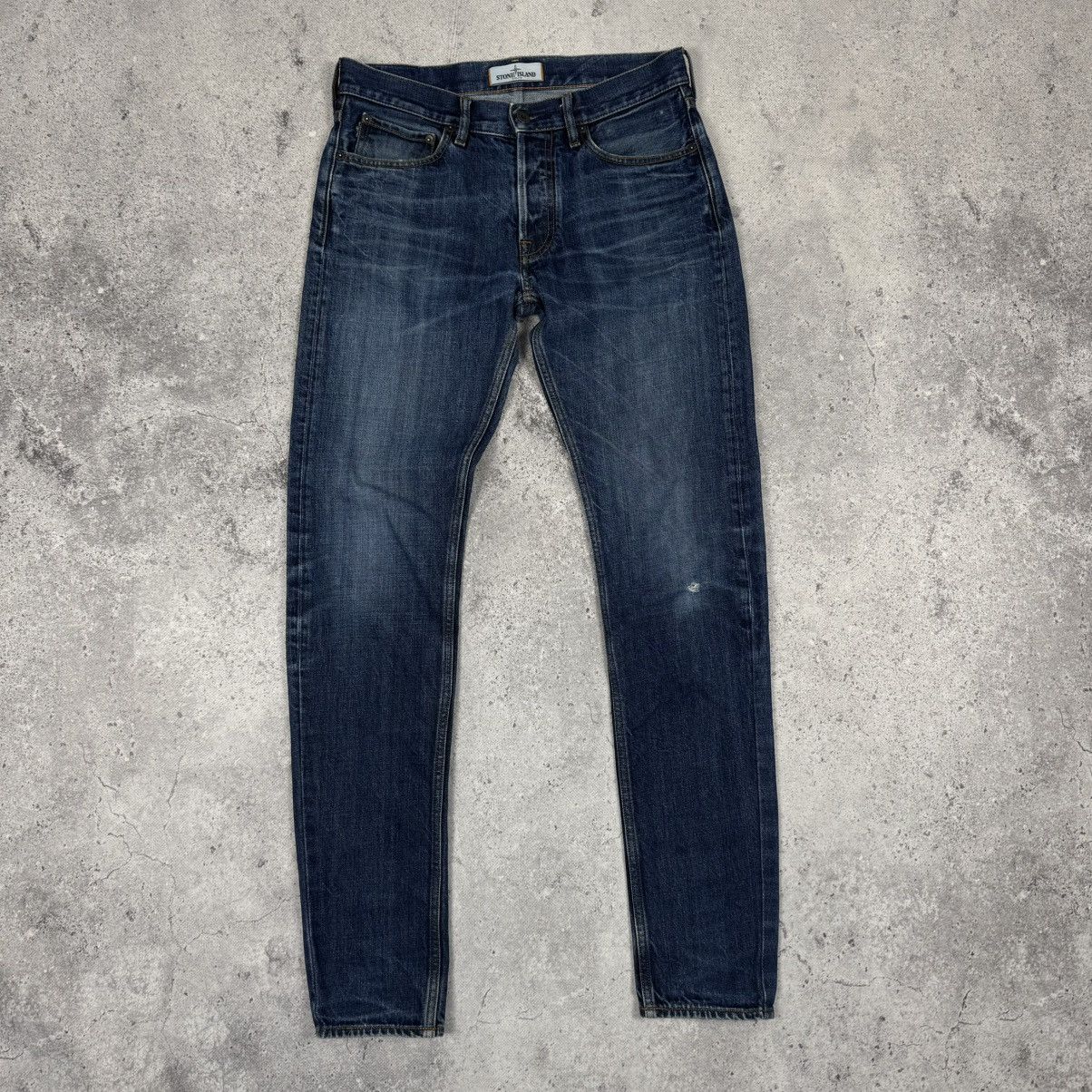 Stone Island × Vintage Stone Island Slim Fit Denim Jeans 30x34 Size US 30 / EU 46 - 9 Thumbnail