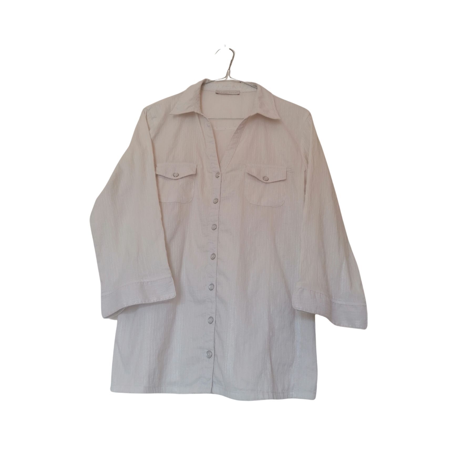 Other retro style, vintage Armand Thiery evening blouse / shirt Size M / US 6-8 / IT 42-44 - 7 Thumbnail