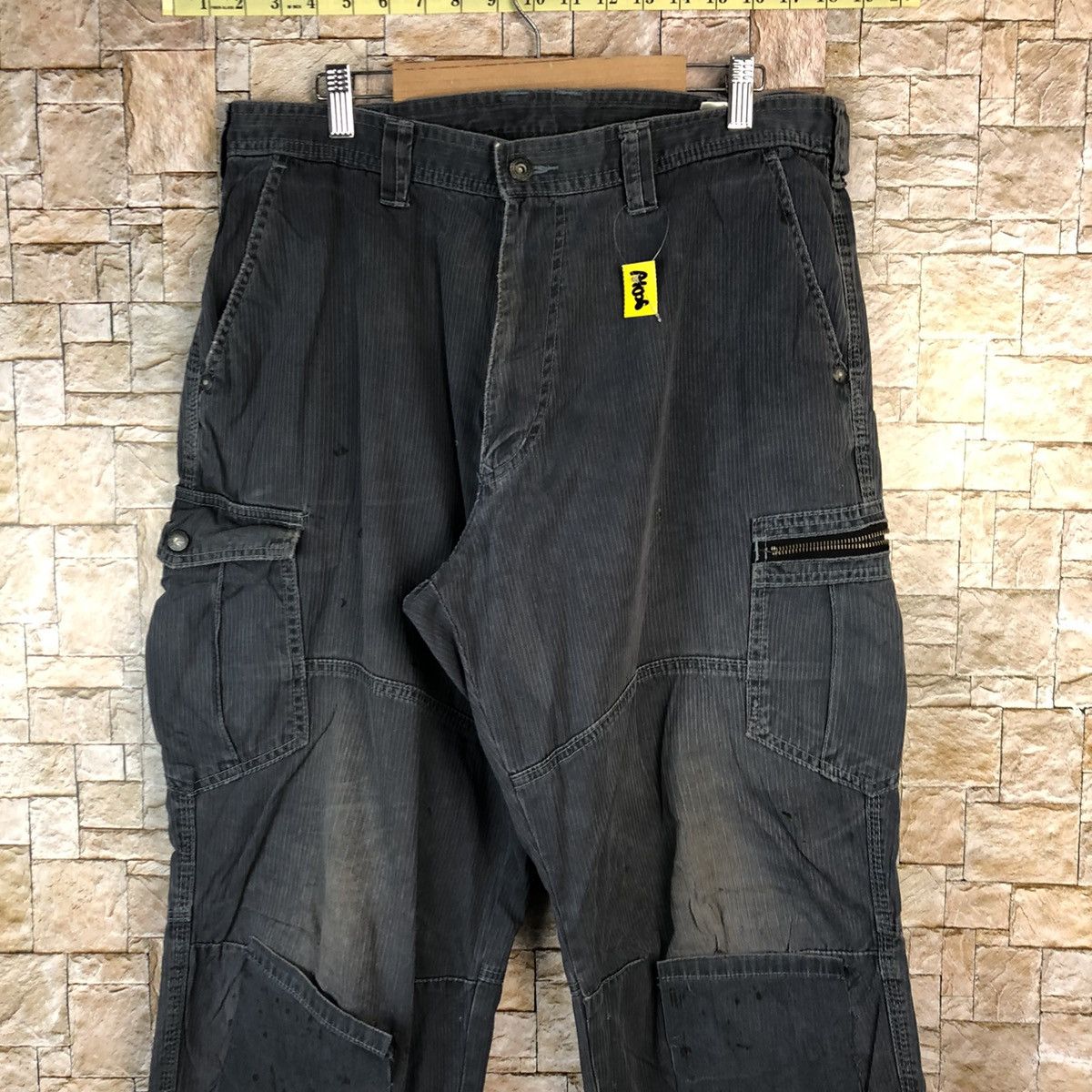 Japanese Brand Dogman Dark Blue Cargo Multipocket Pants #A1028 Size US 32 / EU 48 - 5 Thumbnail