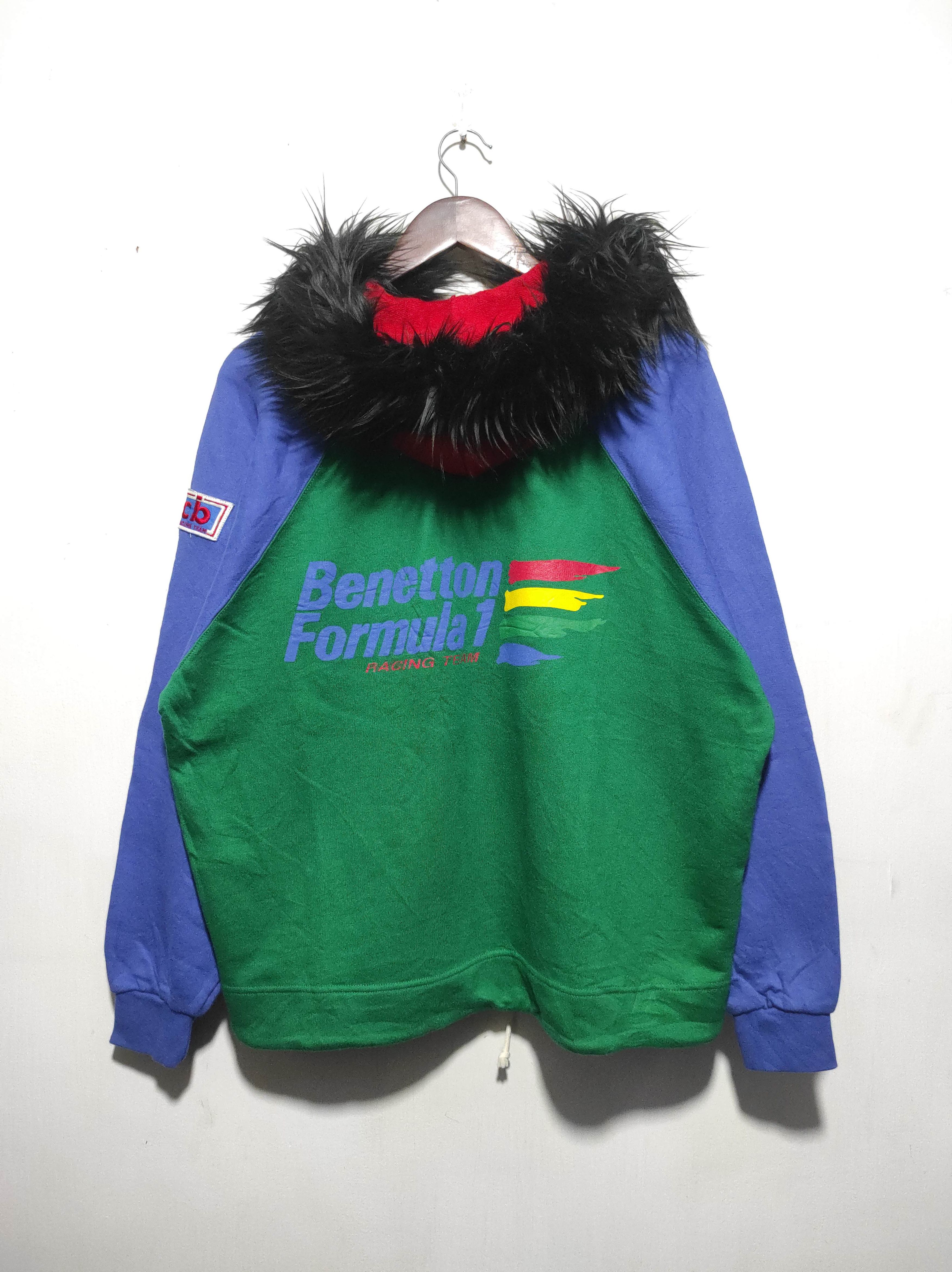 If Six Was Nine Benetton Formula 1 Fur Hoodie LGB IfSixWasNine style Size US L / EU 52-54 / 3 - 14 Thumbnail