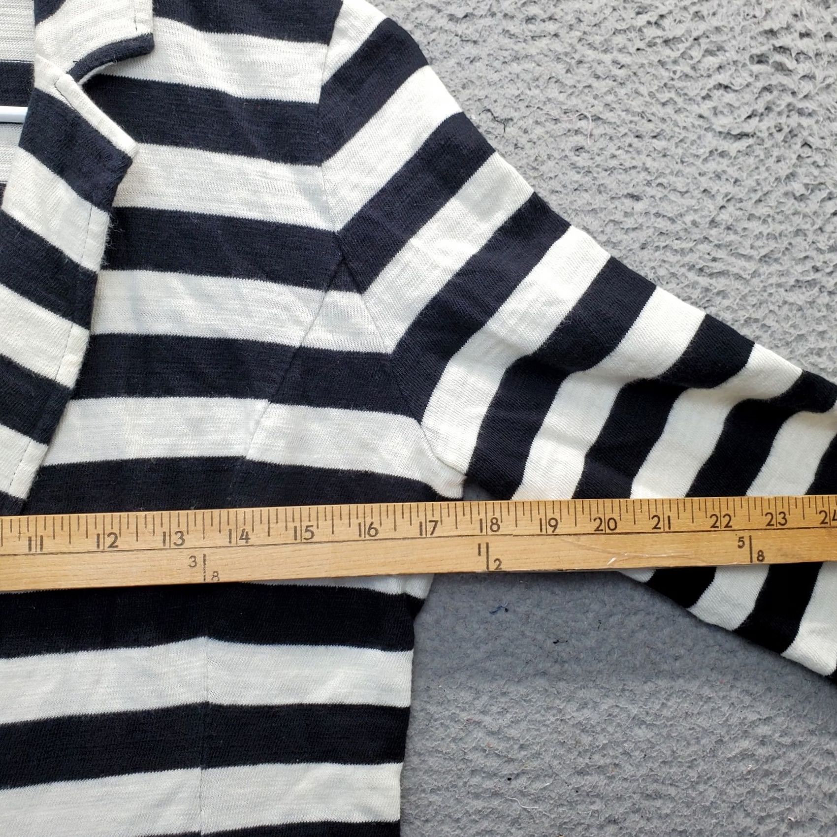 Vintage Caslon Blazer Jacket Womens Small Multi Striped Knit Single Breasted Notch Lapel Size S / US 4 / IT 40 - 6 Thumbnail