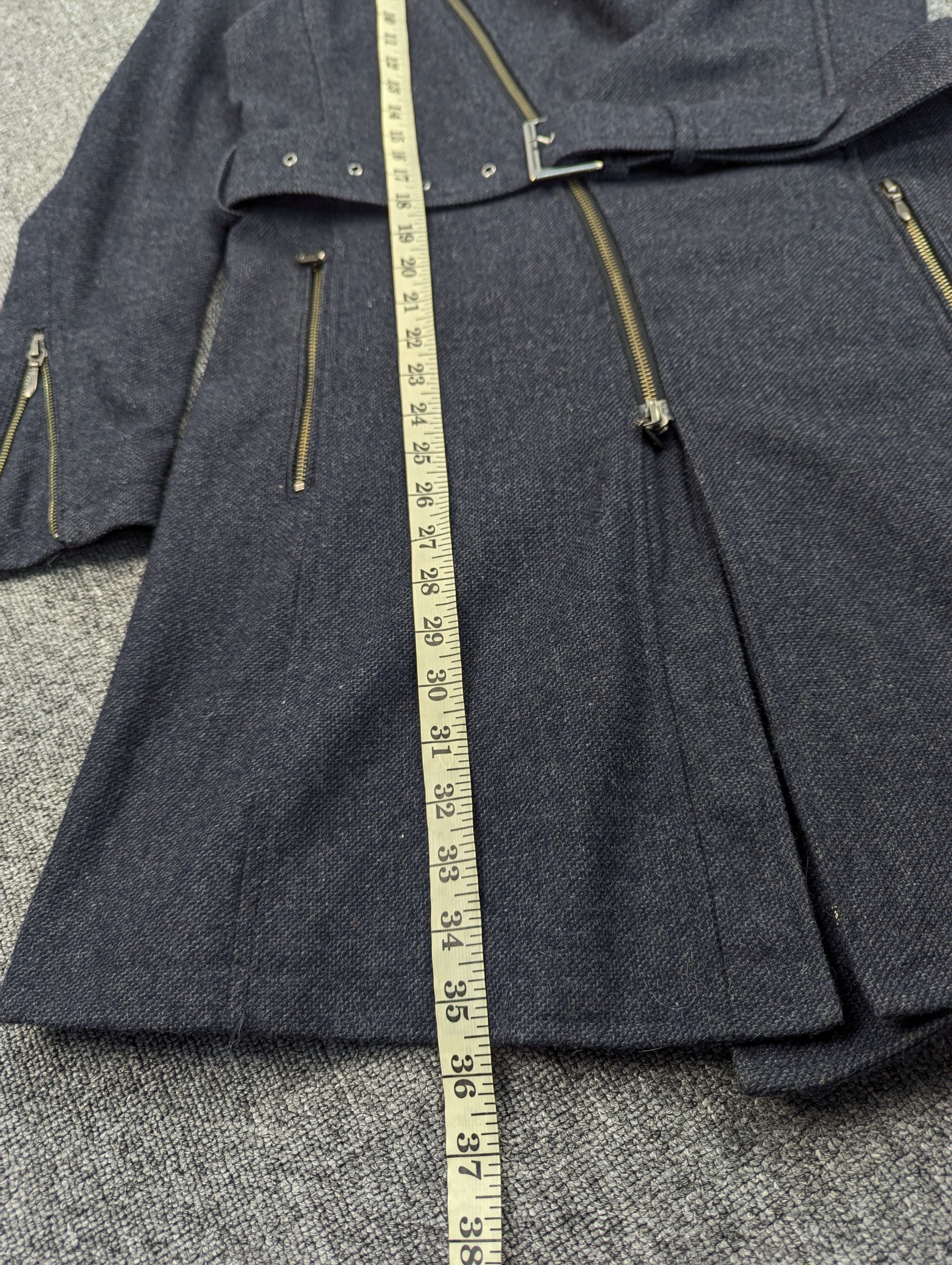 Tornado Mart JapaneseBrand Tornado Mart Wool Twill Drape Coat With Belted Size M / US 6-8 / IT 42-44 - 17 Thumbnail