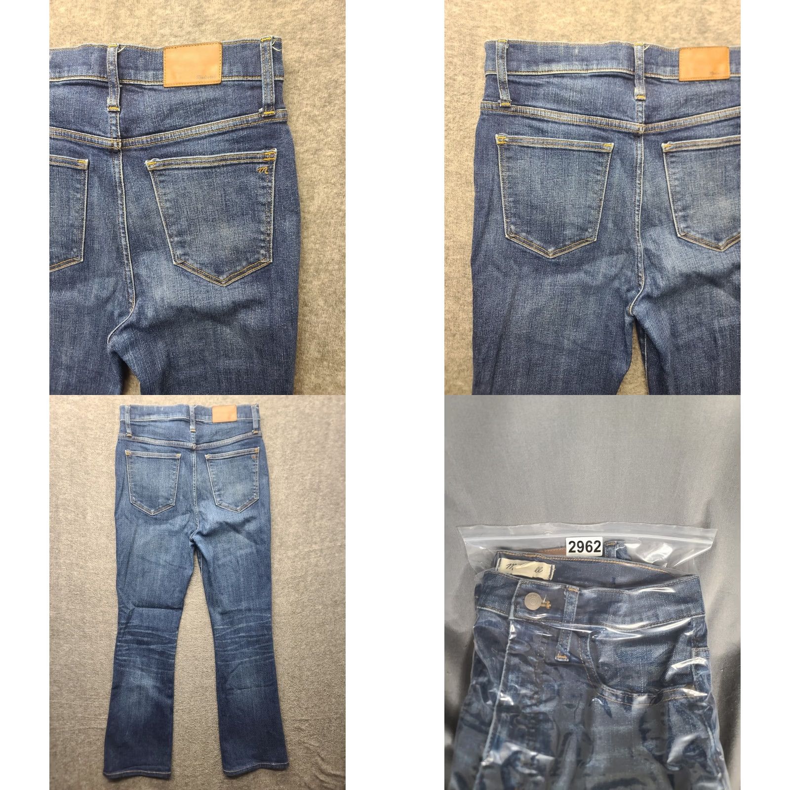 Madewell Madewell Jeans Womens 29x30 Skinny Fit High Rise Distressed Stretch Denim Blue Slim Buckle Bke 30 Day Returns Womens Size 29" - 9 Thumbnail