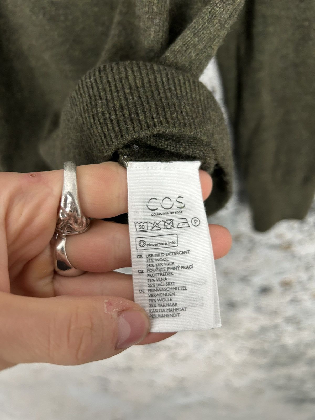 Cos COS Wool Green Sweater Basic Premium Scandi Archive Size US S / EU 44-46 / 1 - 6 Thumbnail