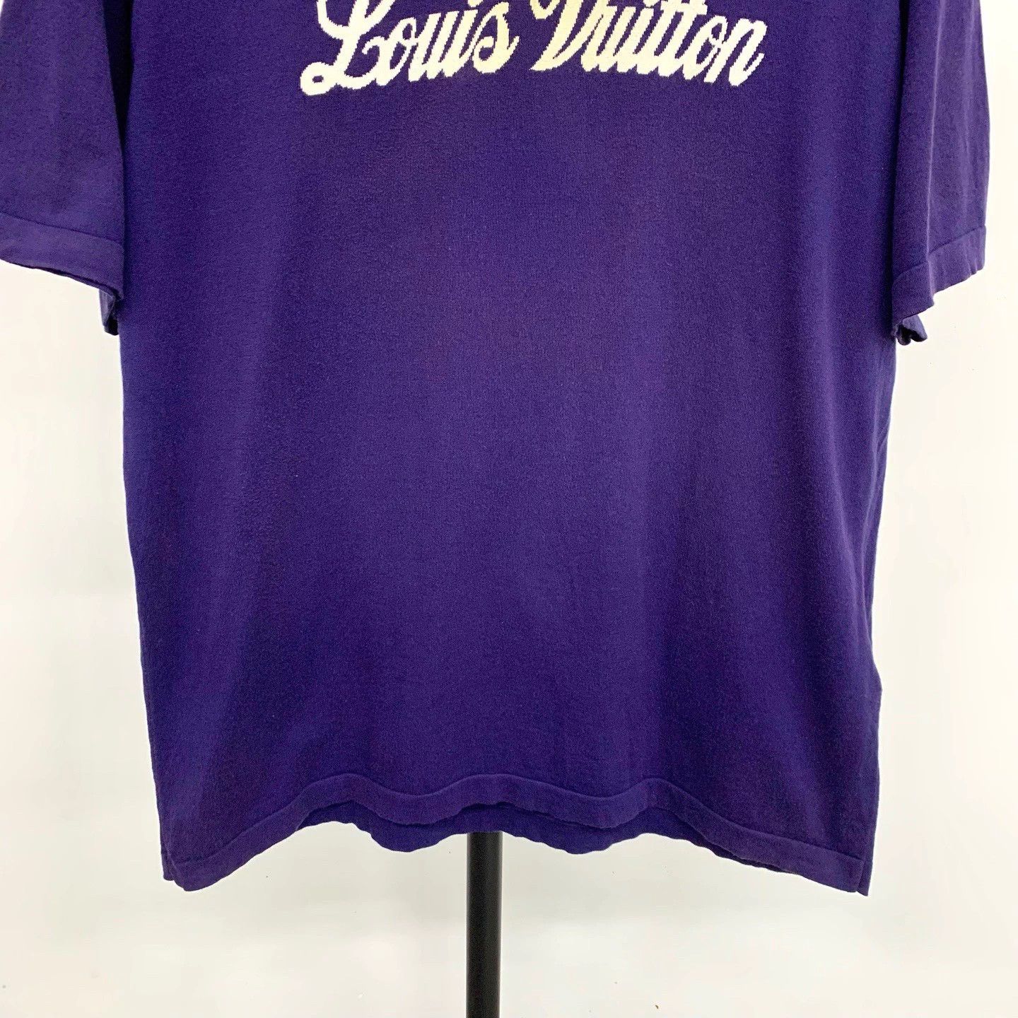 Louis Vuitton LV logo knit crewneck SS Tee WangSulong XL Y1596 Size US XL / EU 56 / 4 - 4 Thumbnail