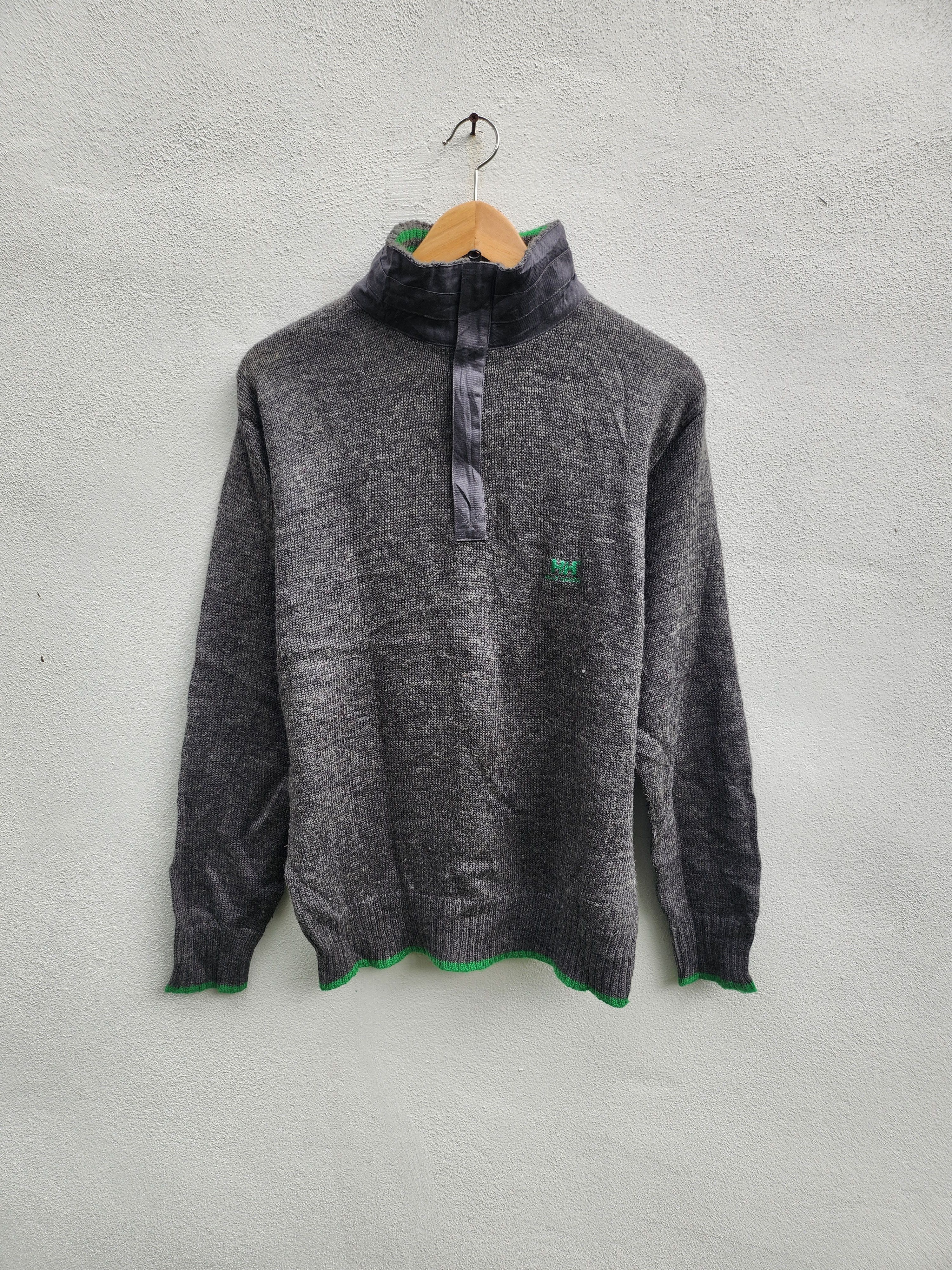 Helly Hansen × Japanese Brand 💥Nice Helly Hansen Knitwear Zipper Jumper Sweater Size US M / EU 48-50 / 2 - 1 Thumbnail