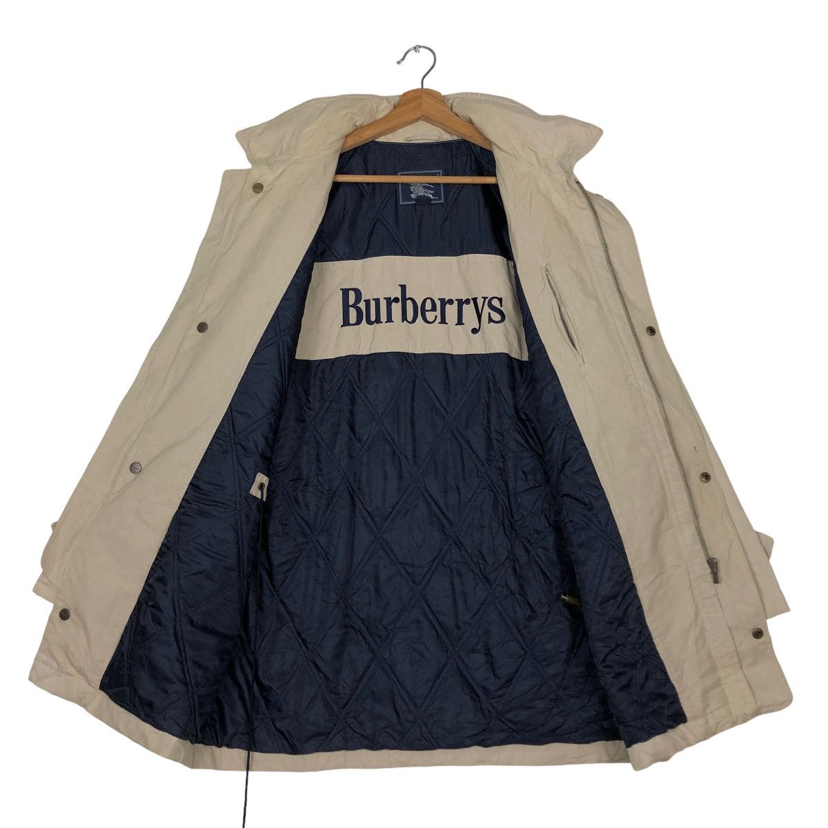Burberry 🔥Vintage Chore Jacket Burberrys Big Logo Size US L / EU 52-54 / 3 - 11 Thumbnail