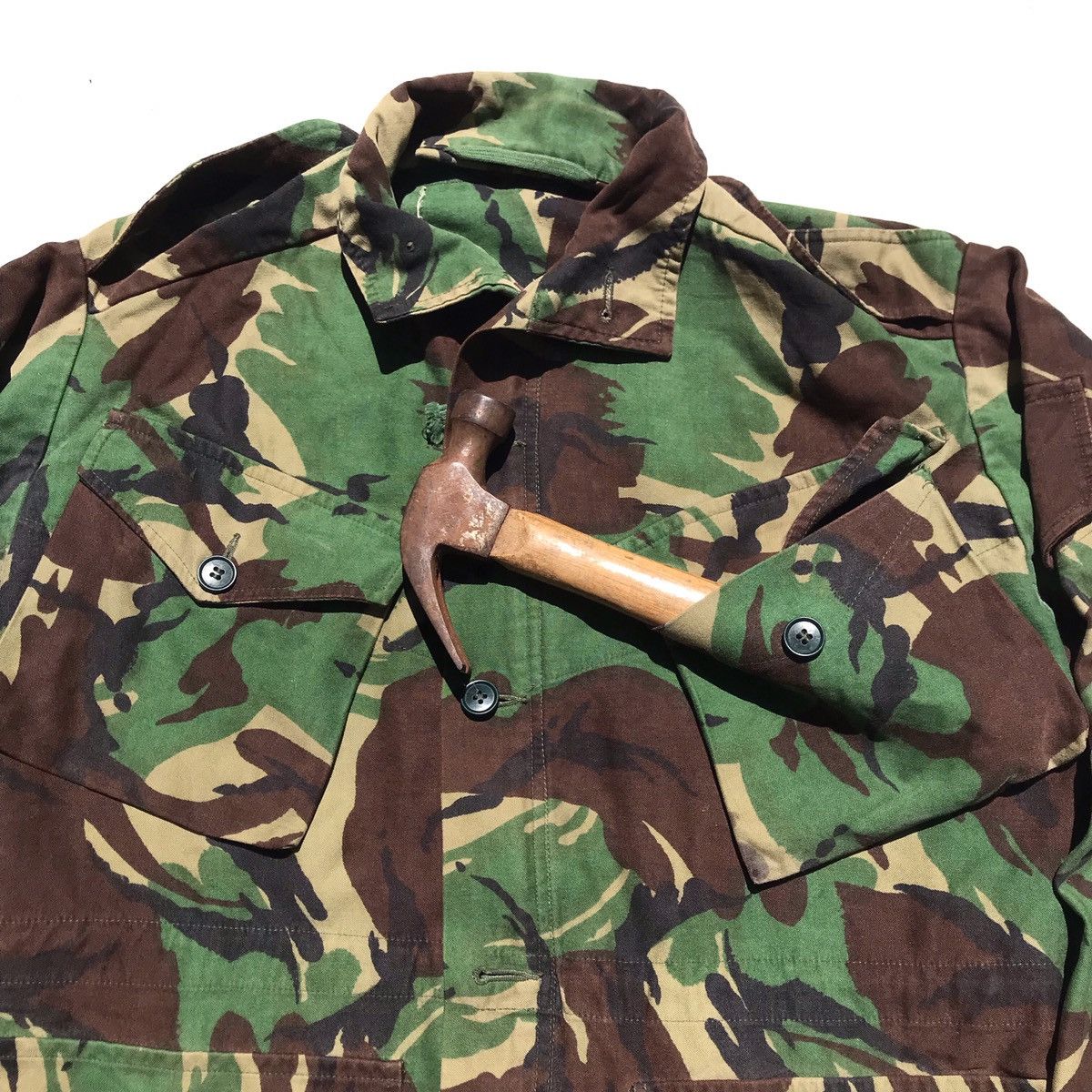 Woodlands BRITISH ARMY COMBAT military SMOCK JACKET 170/104 DPM CAMO Size US S / EU 44-46 / 1 - 12 Thumbnail