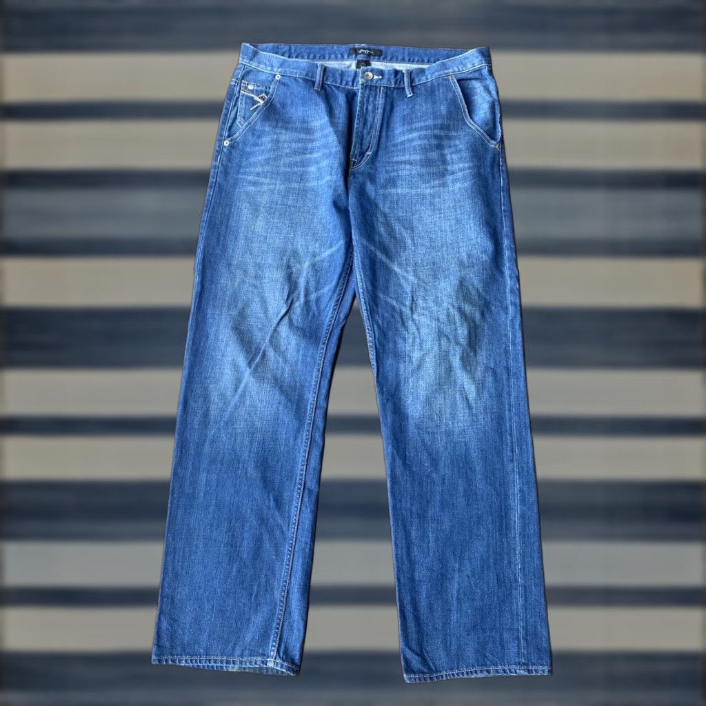 Sean John VINTAGE Sean John Baggy Jeans Men’s 38 Hip Hop Wide-Leg Denim 5-Pocket Logo Embroidered Black 90s Grunge Style Mens Size US 38 / EU 54 - 1 Thumbnail