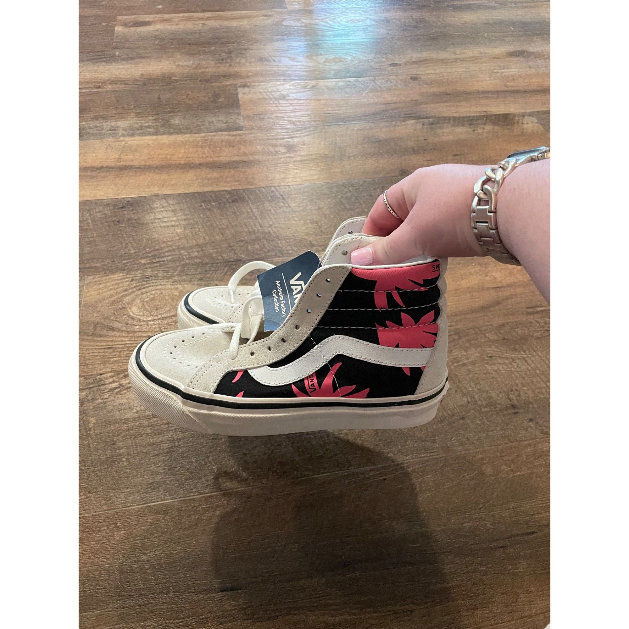 Vans BNWT Vans Sk8-Hi 38 DX Summer Leaf Shoes Skate Sneakers Wome Size US 5.5 / IT 35.5 - 5 Thumbnail
