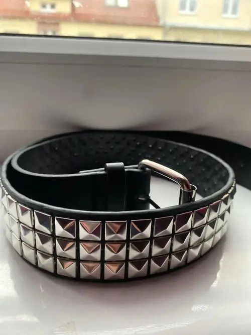 Japanese Brand Belt Studded Punk Size 46 - 4 Thumbnail