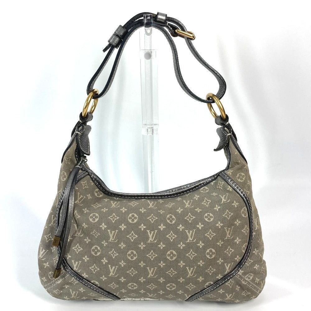 Louis Vuitton M95620 Monogram Mini Manon Pm Shawl Shoulder Bag Handbag Canvas Women Grayish in Grey