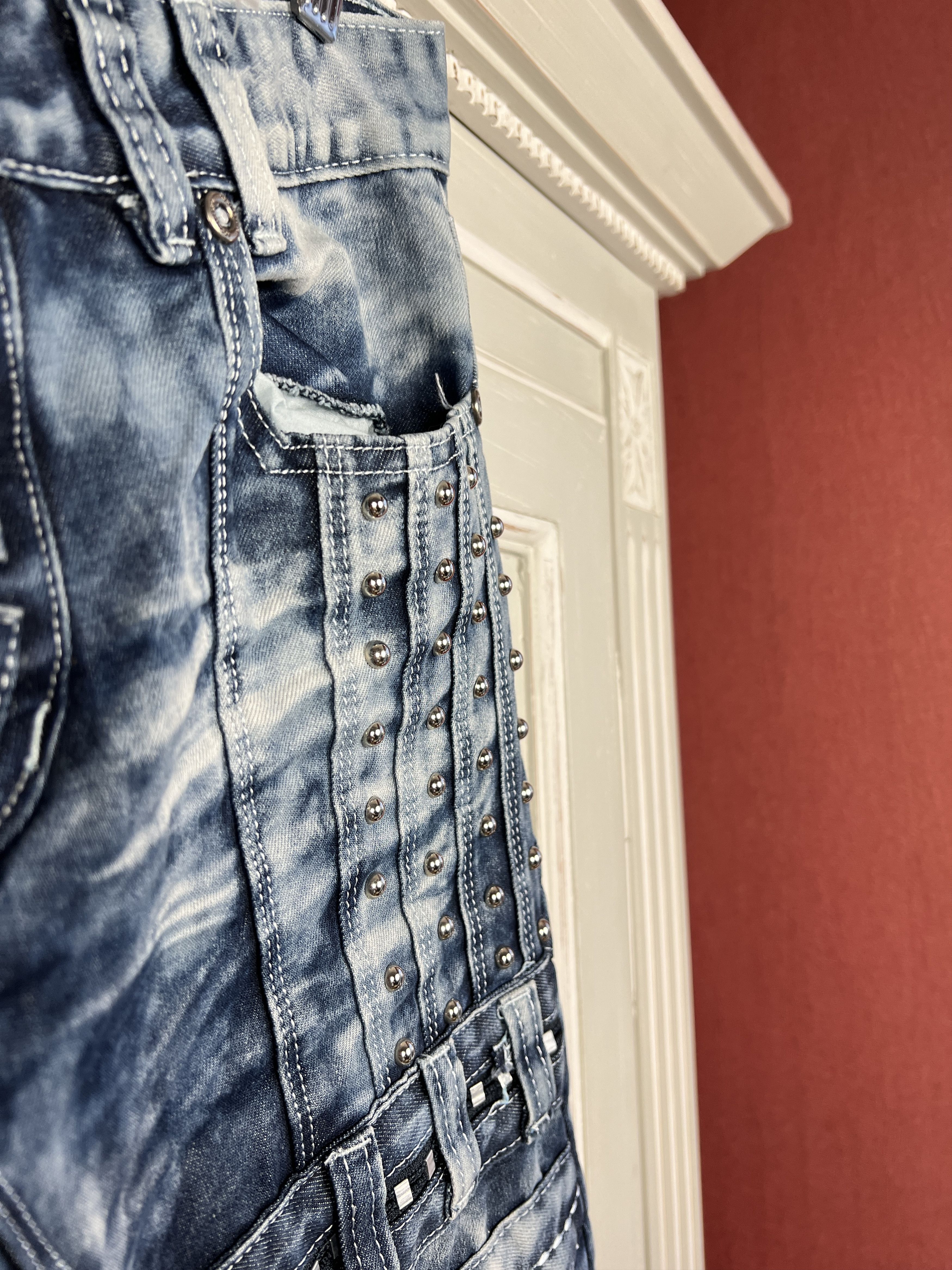 Japanese Brand VINTAGE KOSMO LUPO JAPANESE ARCHIVAL PATCHWORK JEANS Size US 32 / EU 48 - 3 Thumbnail