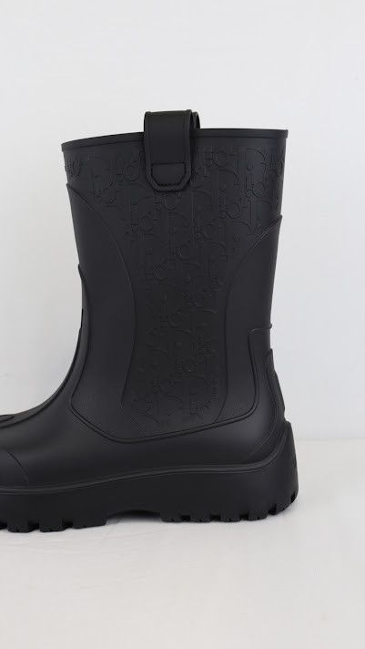 Dior o1rshd1 Rubber Garden Boot in Black Size US 10 / EU 43 - 4 Thumbnail