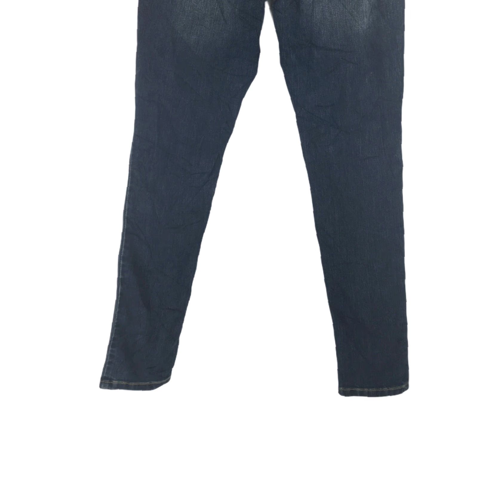 Vintage Universal Thread Women's Blue Denim Skinny Jeans 00/24S Low Rise 28" Inseam Size 24" / US 00 / IT 34 - 5 Thumbnail