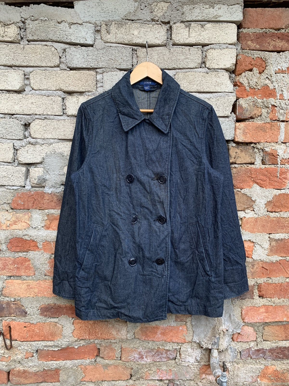 image of J Crew Button Up Jacket in Black, Men's (Size Medium)