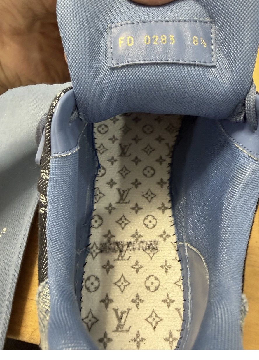 Louis Vuitton LV Trainer Low Denim 8.5 Size US 8.5 / EU 41-42 - 6 Thumbnail