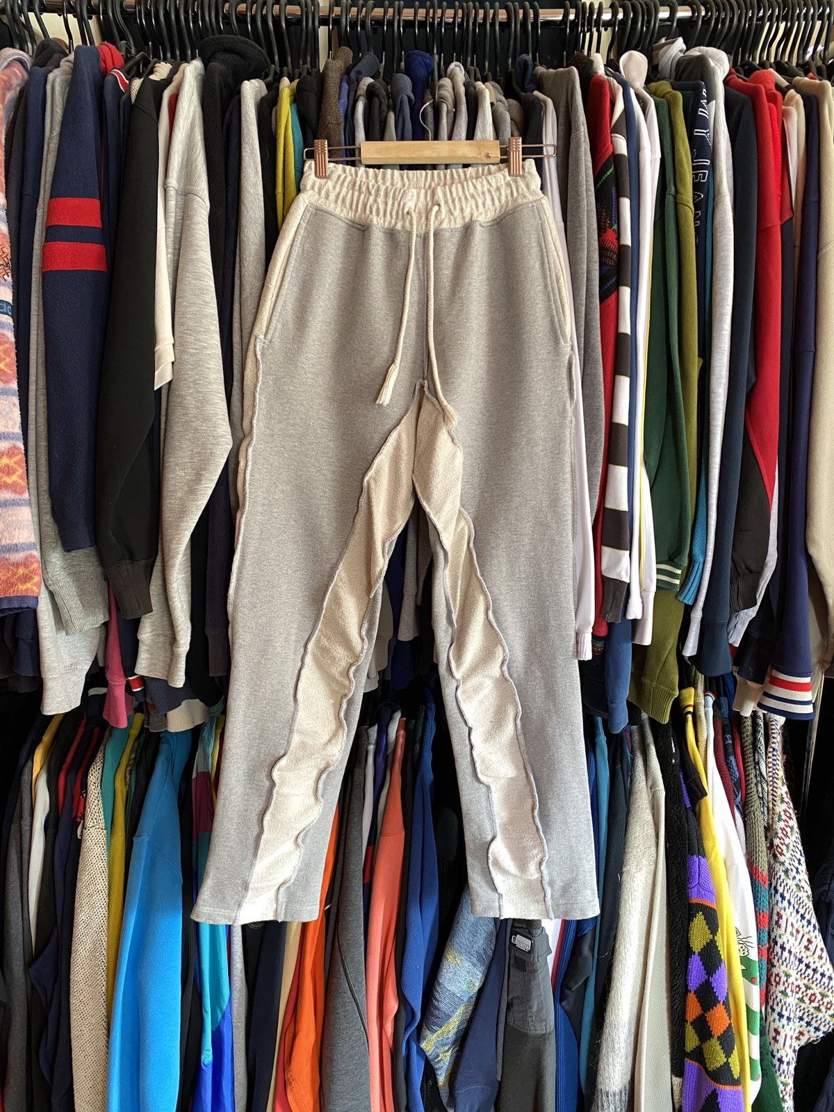 Vintage SAMPAIX AAOCCKAA SWEATPANTS STREETWEAR Y2k Size US 31 - 1 Thumbnail