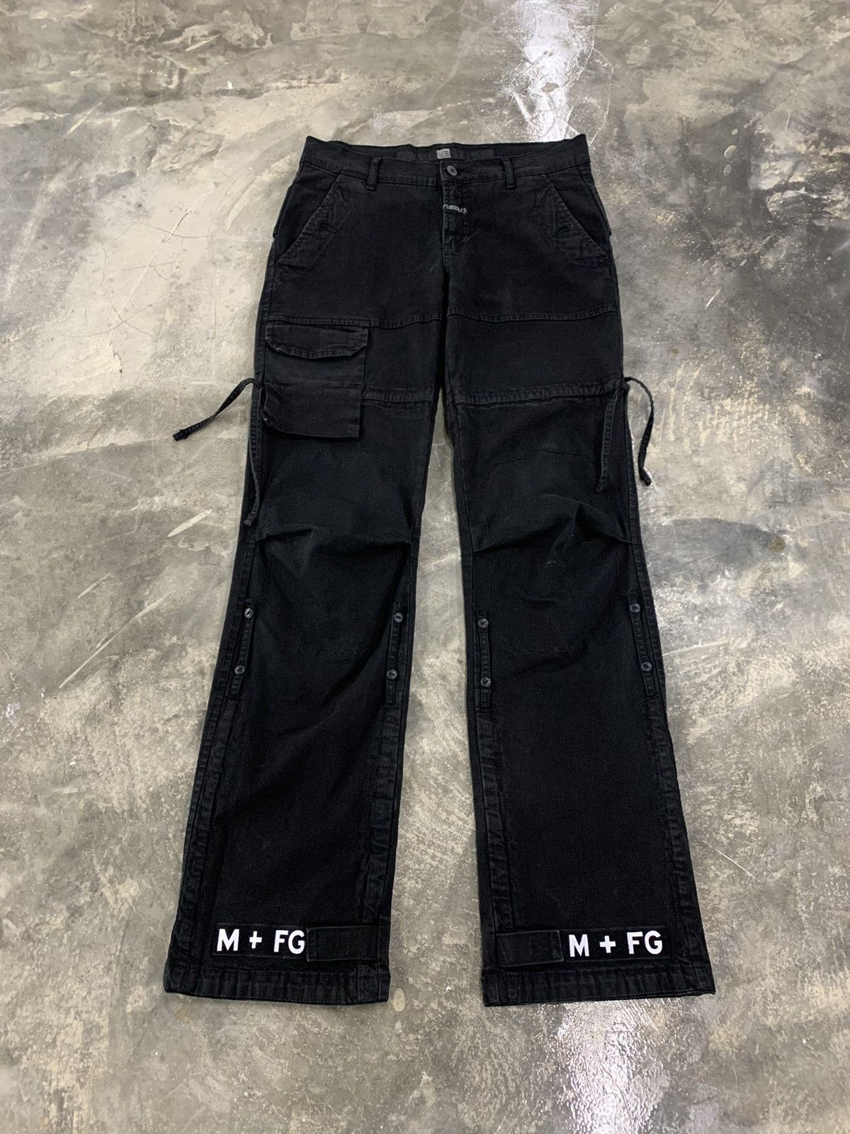 💥Marithe Francois Girbaud Front Pocket Flared Cargo Pants