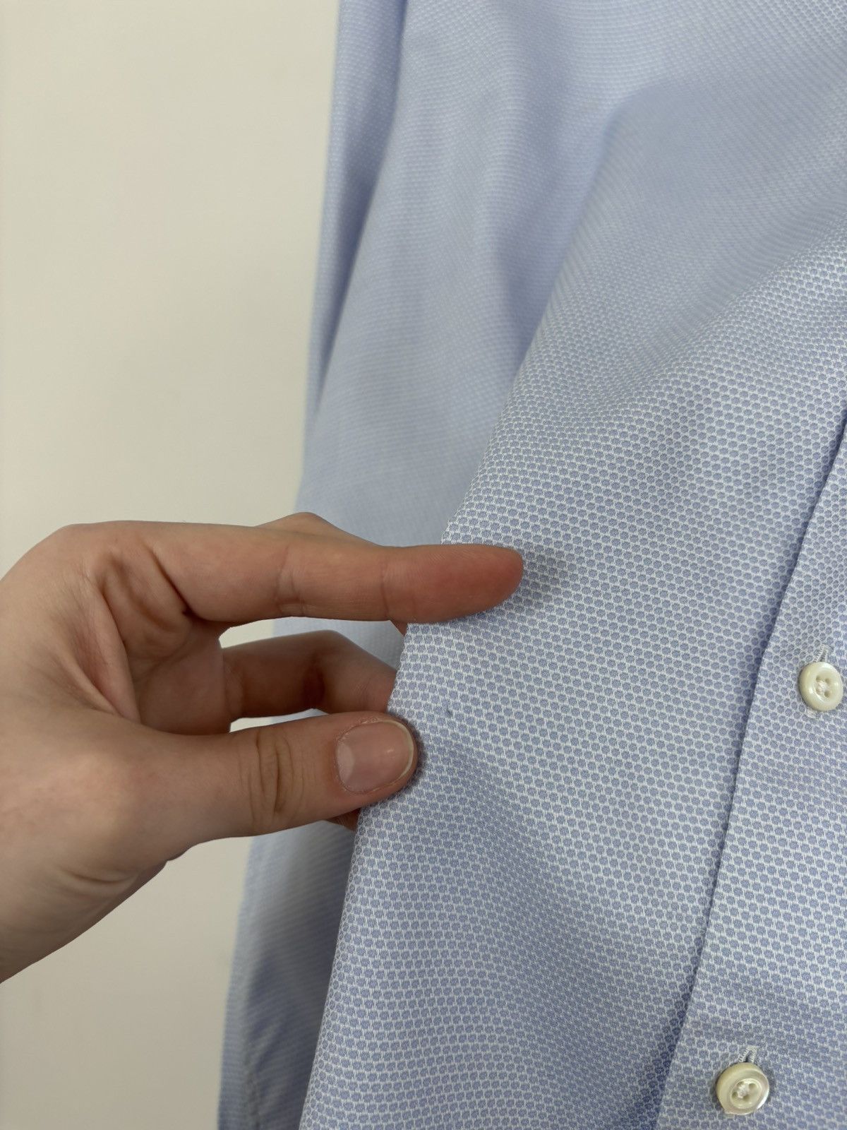 Strenstroms Stenstroms Men’s Slimline Twofold Stretch Button Up Shirt Size US L / EU 52-54 / 3 - 9 Thumbnail