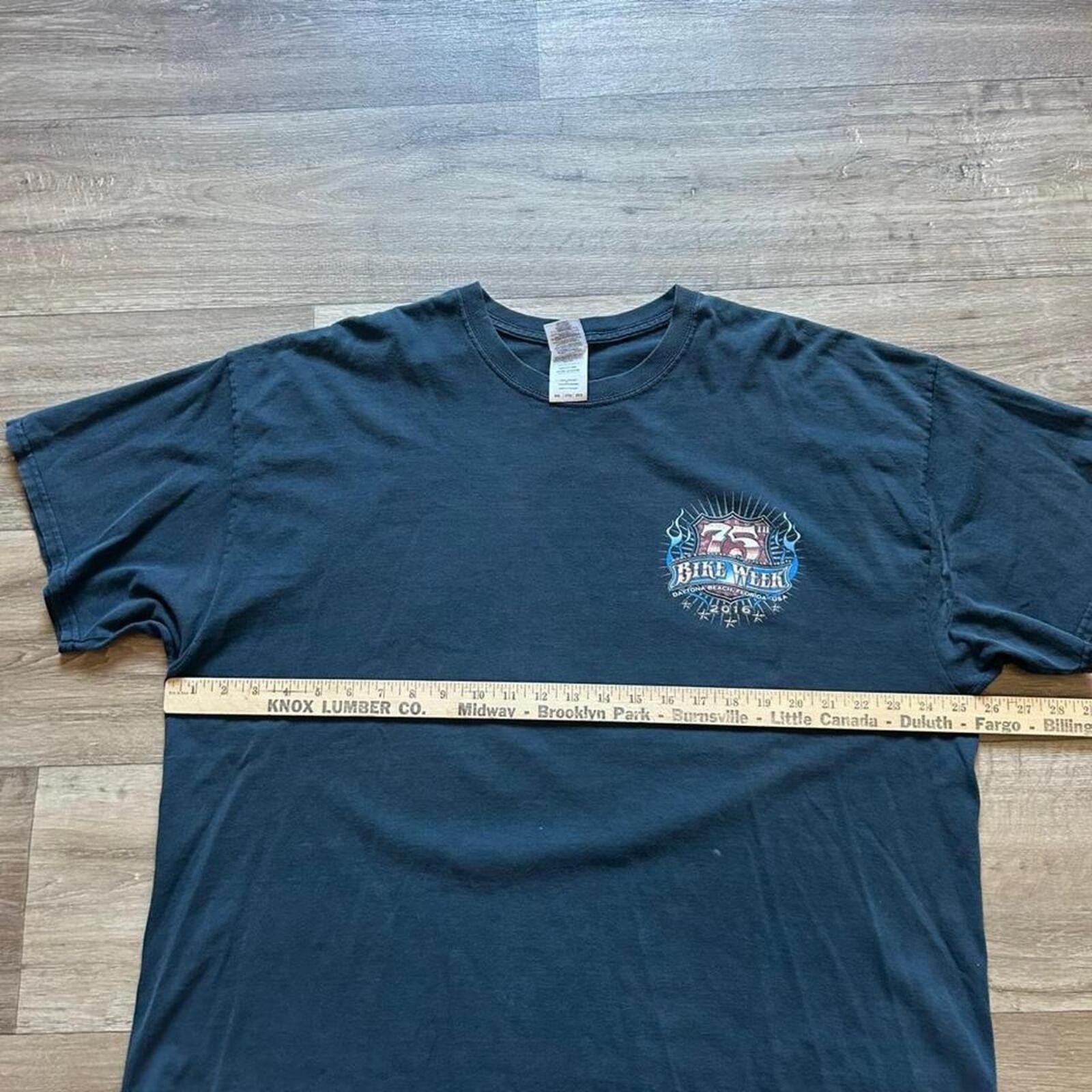 Other Sick y2k Daytona Beach Bike Week black t-shirt Size XXL Size US XXL / EU 58 / 5 - 6 Thumbnail