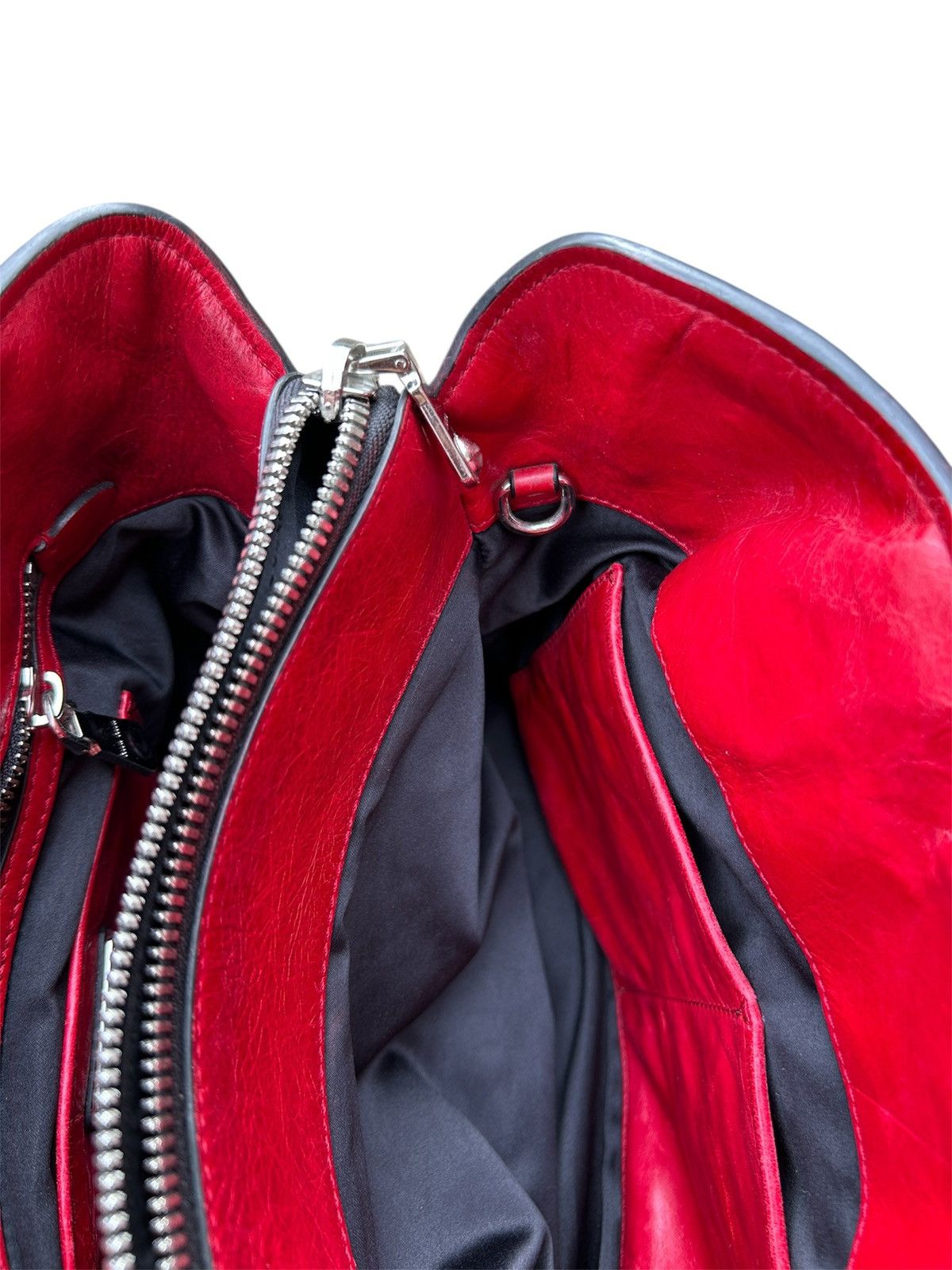 Miu Miu Miu Miu Leather Handbag Red Size ONE SIZE - 9 Thumbnail