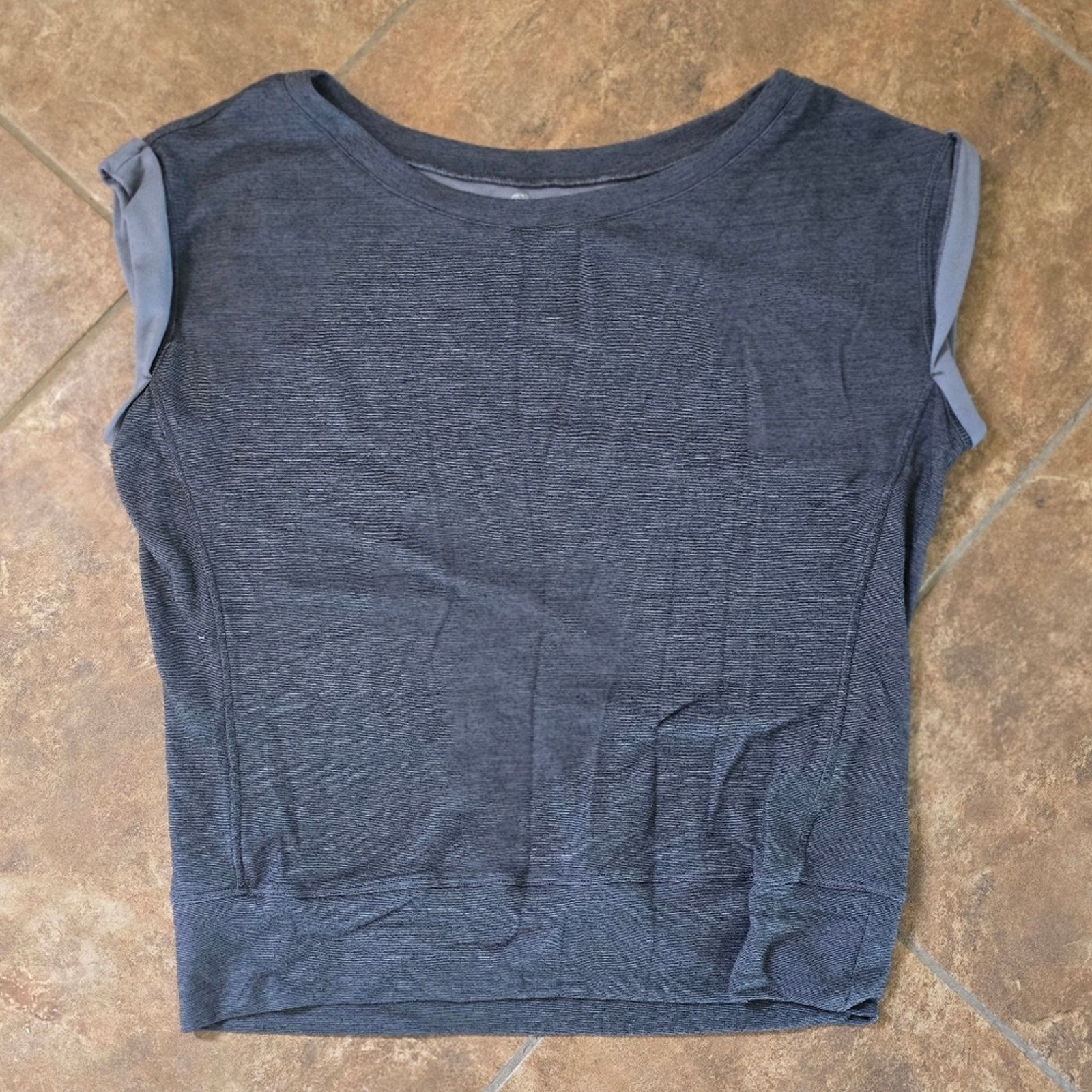 Other Grey Stripe Detailed Rolled Sleeve Size L / US 10 / IT 46 - 1 Thumbnail