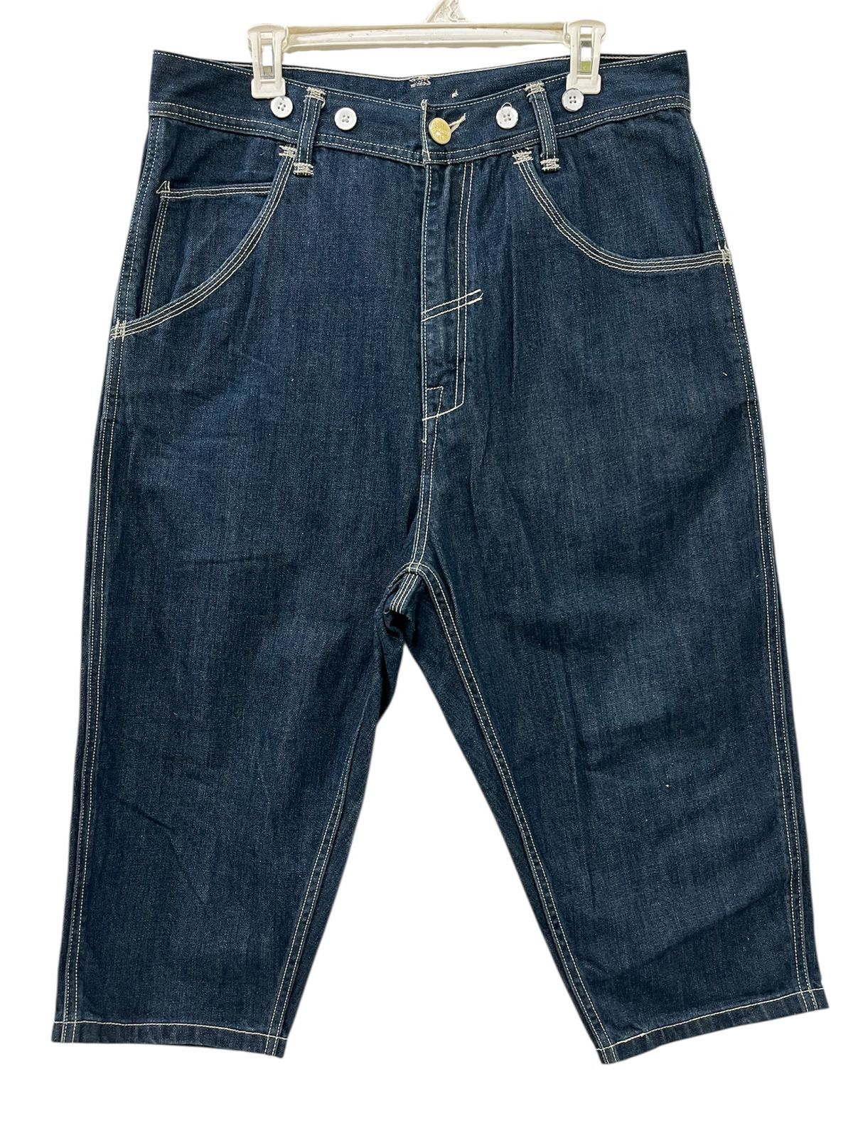 Levi's 💥Rare💥Levis 560 Buckle Jorts Denim Size US 34 / EU 50 - 5 Thumbnail