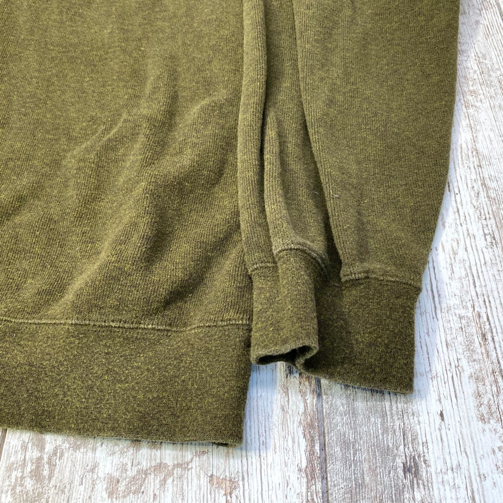 Orvis ORVIS 1/4 Zip Pullover Sweater Men's 2XL Long Sleeve Olive 100% Cotton 7279 Size US XXL / EU 58 / 5 - 4 Thumbnail