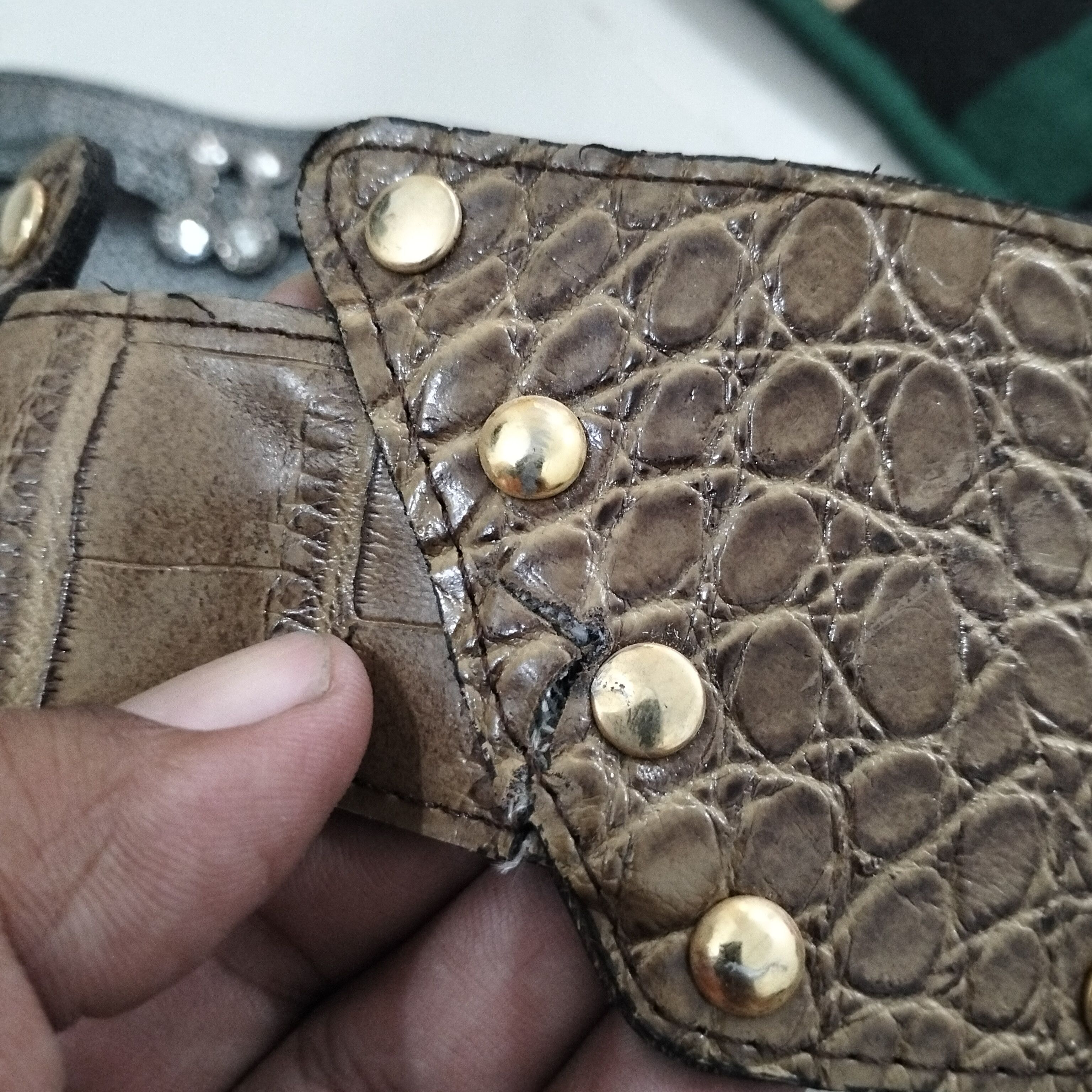 Japanese Brand EGOIST SNAKE SKIN CHAIN BELT Size ONE SIZE - 3 Thumbnail
