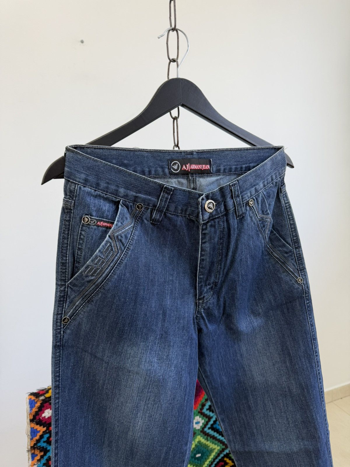 Hedi Slimane Vintage Dior Hedi Slimane Style Washed Denim Jeans Size US 30 / EU 46 - 5 Thumbnail