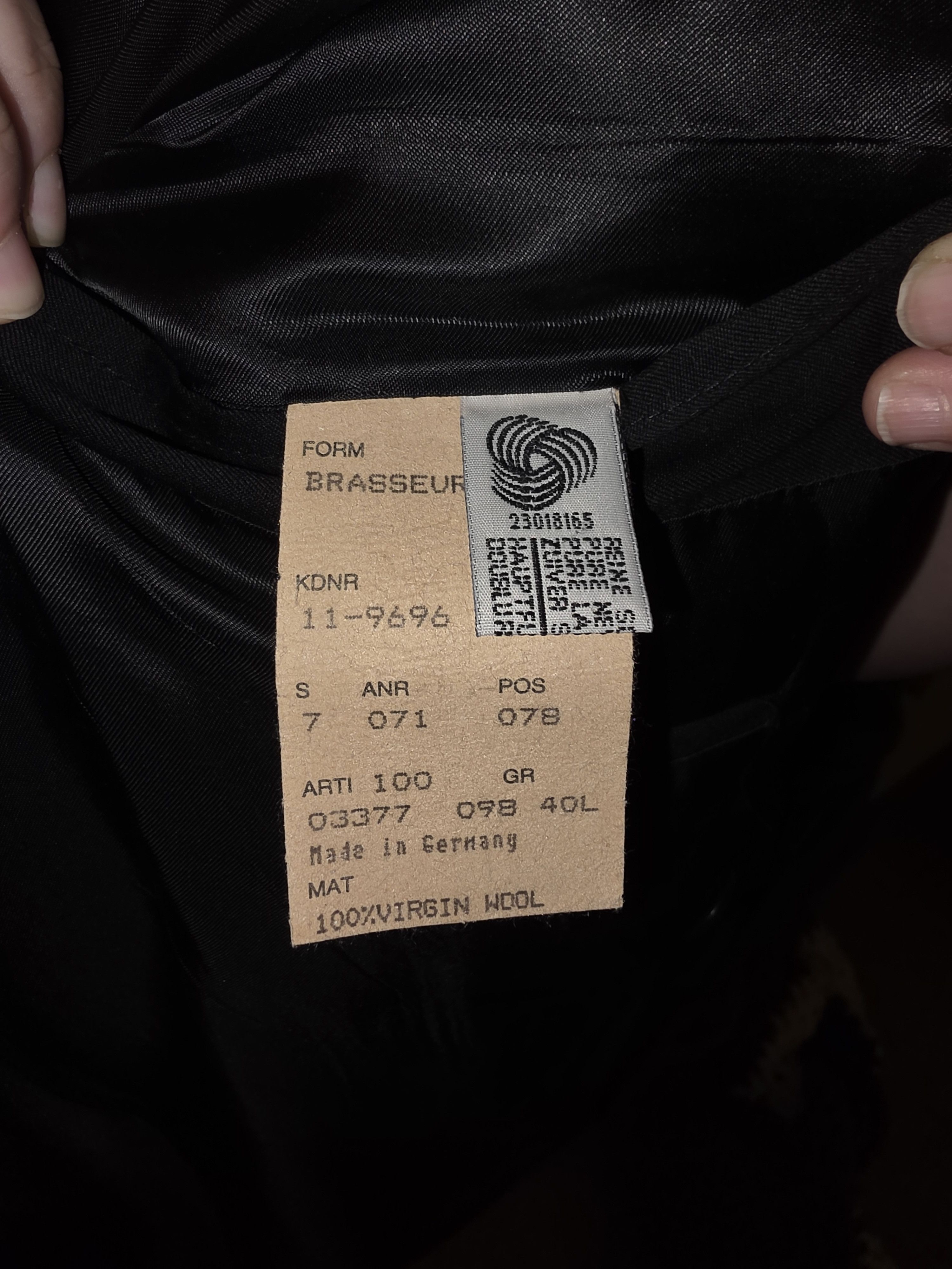 Hugo Boss Late 1980's Hugo Boss Double Breasted Suit Jacket Size 40L - 4 Thumbnail