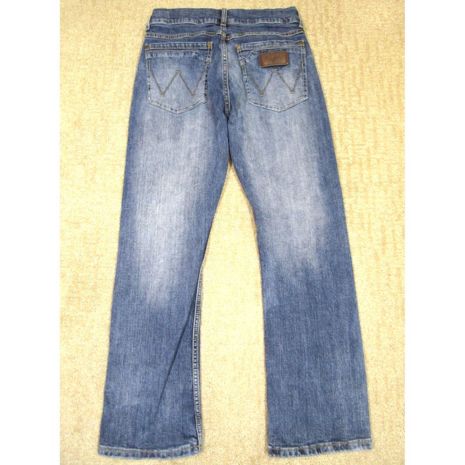 Wrangler Wrangler Retro Jeans Men 30x30 Slim Bootcut Blue Denim Size US 30 / EU 46 - 3 Thumbnail