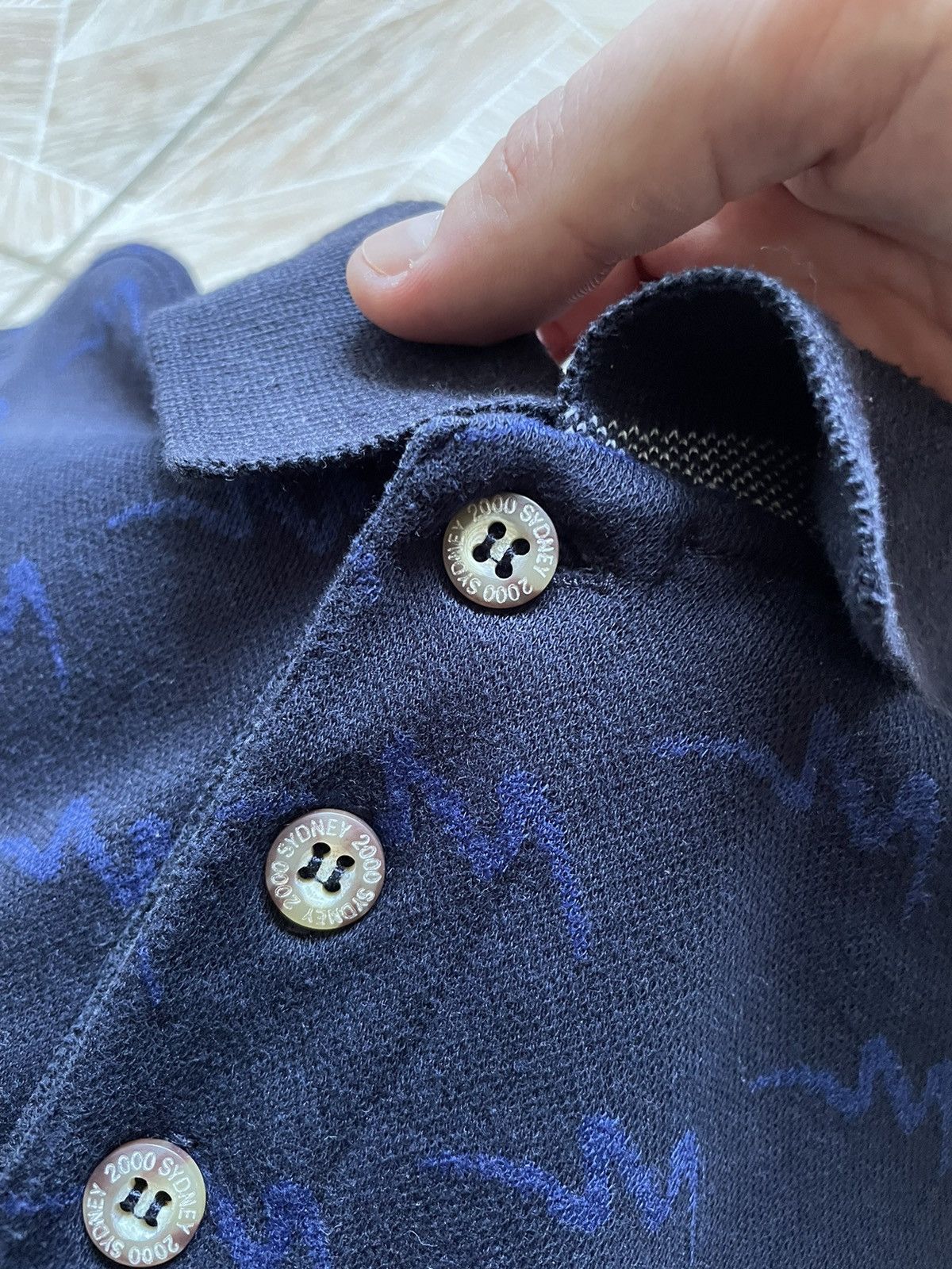 Vintage Vintage Bonds Sydney Olympics Games Mens Monogram Polo XL Size US XL / EU 56 / 4 - 4 Thumbnail