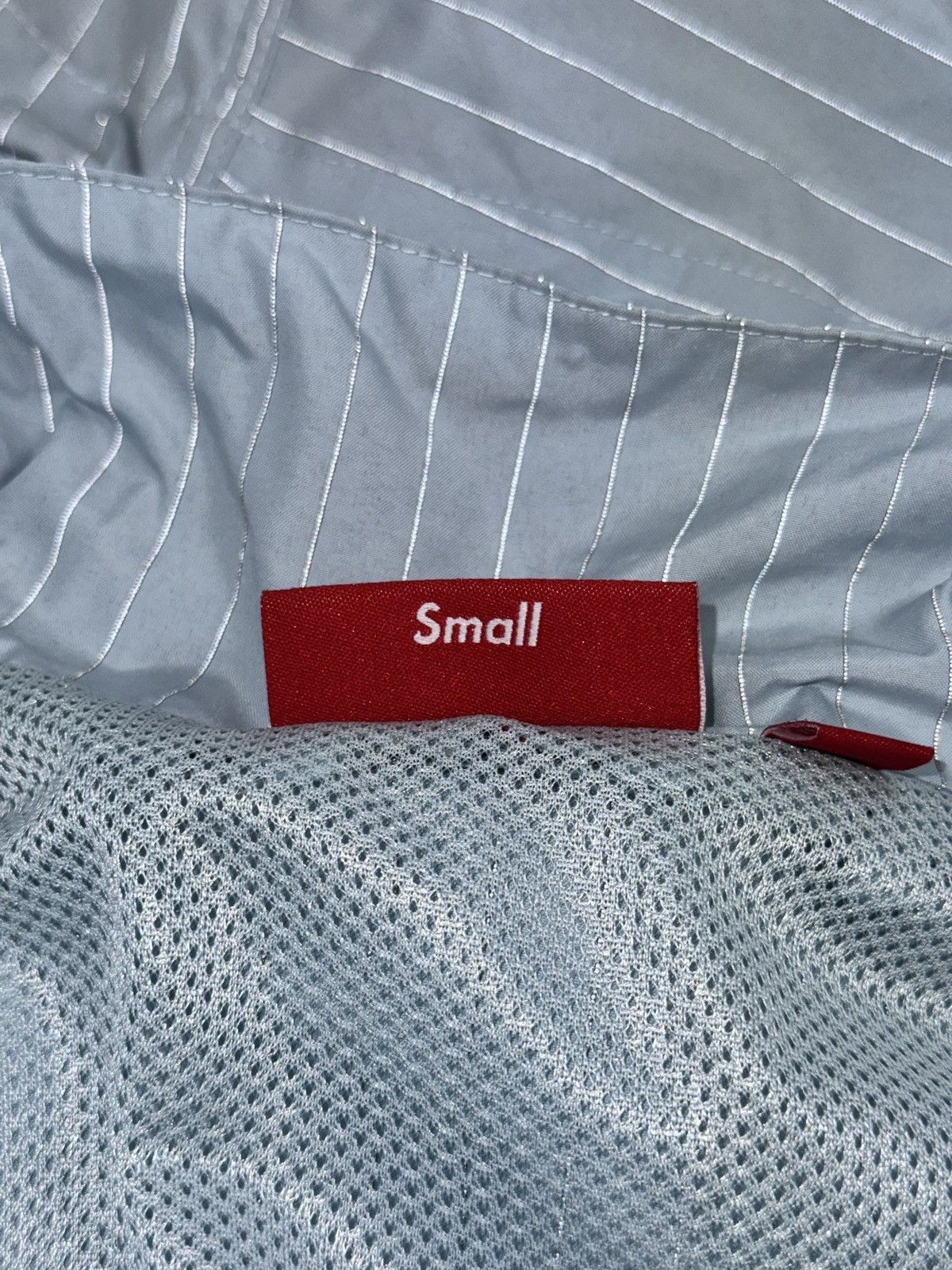 Supreme REFLECTIVE PINSTRIPE TRACK JACKET Size US S / EU 44-46 / 1 - 5 Thumbnail