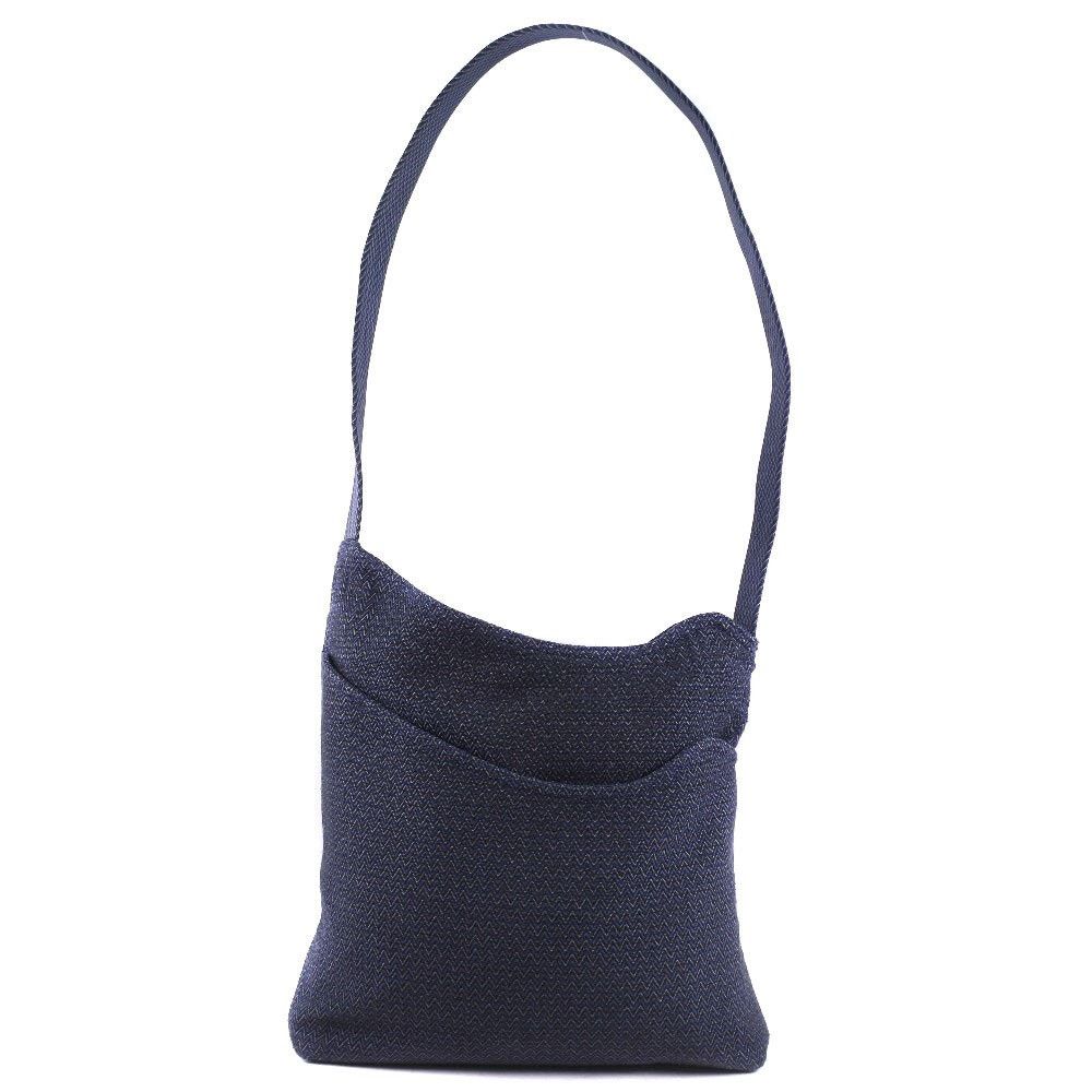 Hermès Canvas Vintage Sac de Pansage Toile Shoulder Bag Blue