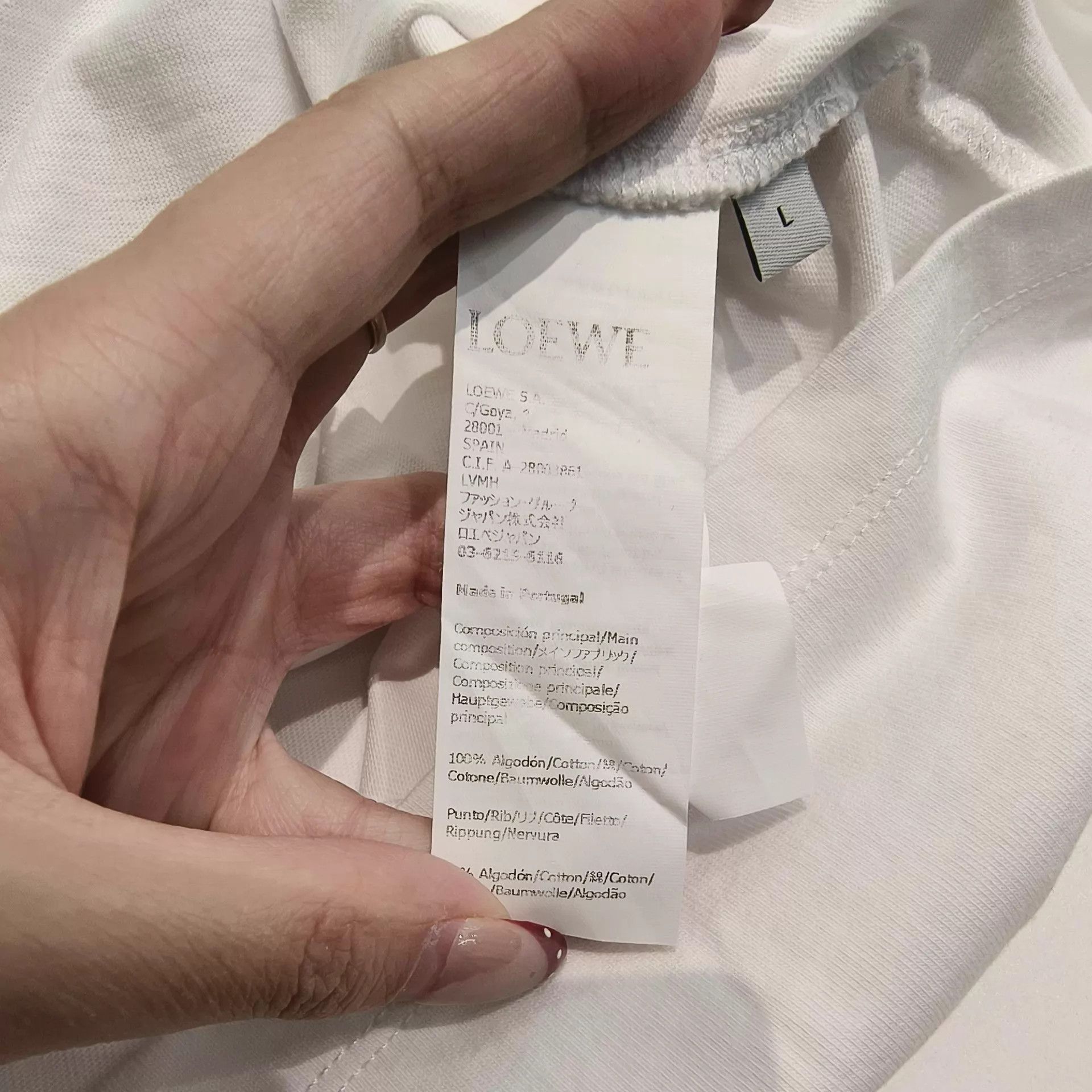 Loewe LOEWE 99 New Short Sleeve Tee L Size L / US 10 / IT 46 - 4 Thumbnail