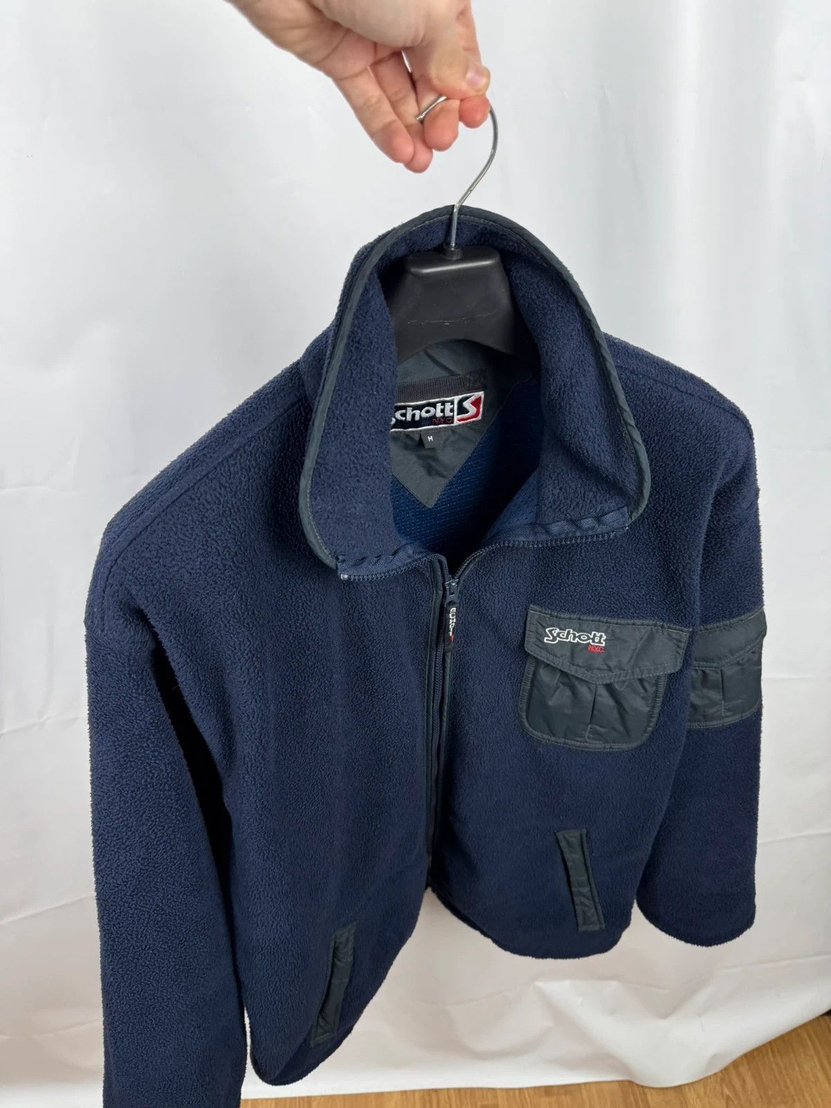 Schott Schott Nyc Vintage Fleece Jacket Men size M Size US M / EU 48-50 / 2 - 10 Thumbnail