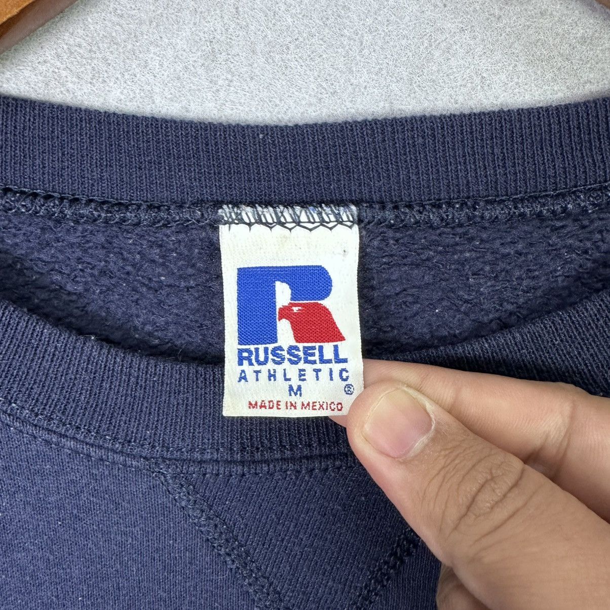 Russell Athletic Vintage Russell Athletic Sweatshirt Navy Blue Size US M / EU 48-50 / 2 - 2 Thumbnail