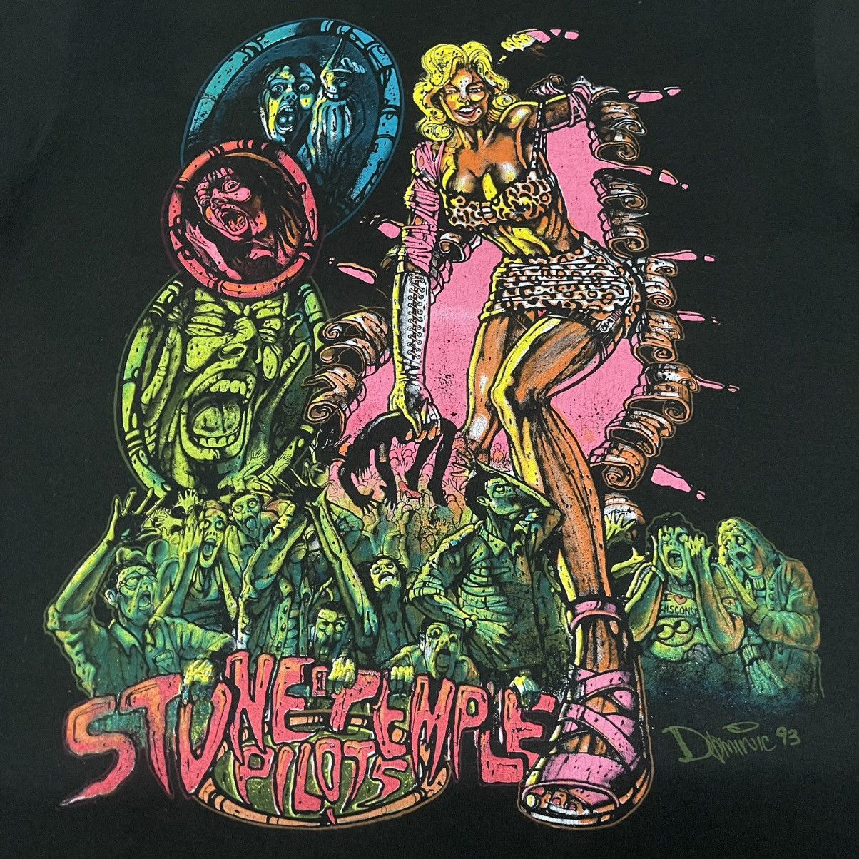 Vintage Vintage Stone Temple Pilots 1993 Size US XL / EU 56 / 4 - 2 Thumbnail